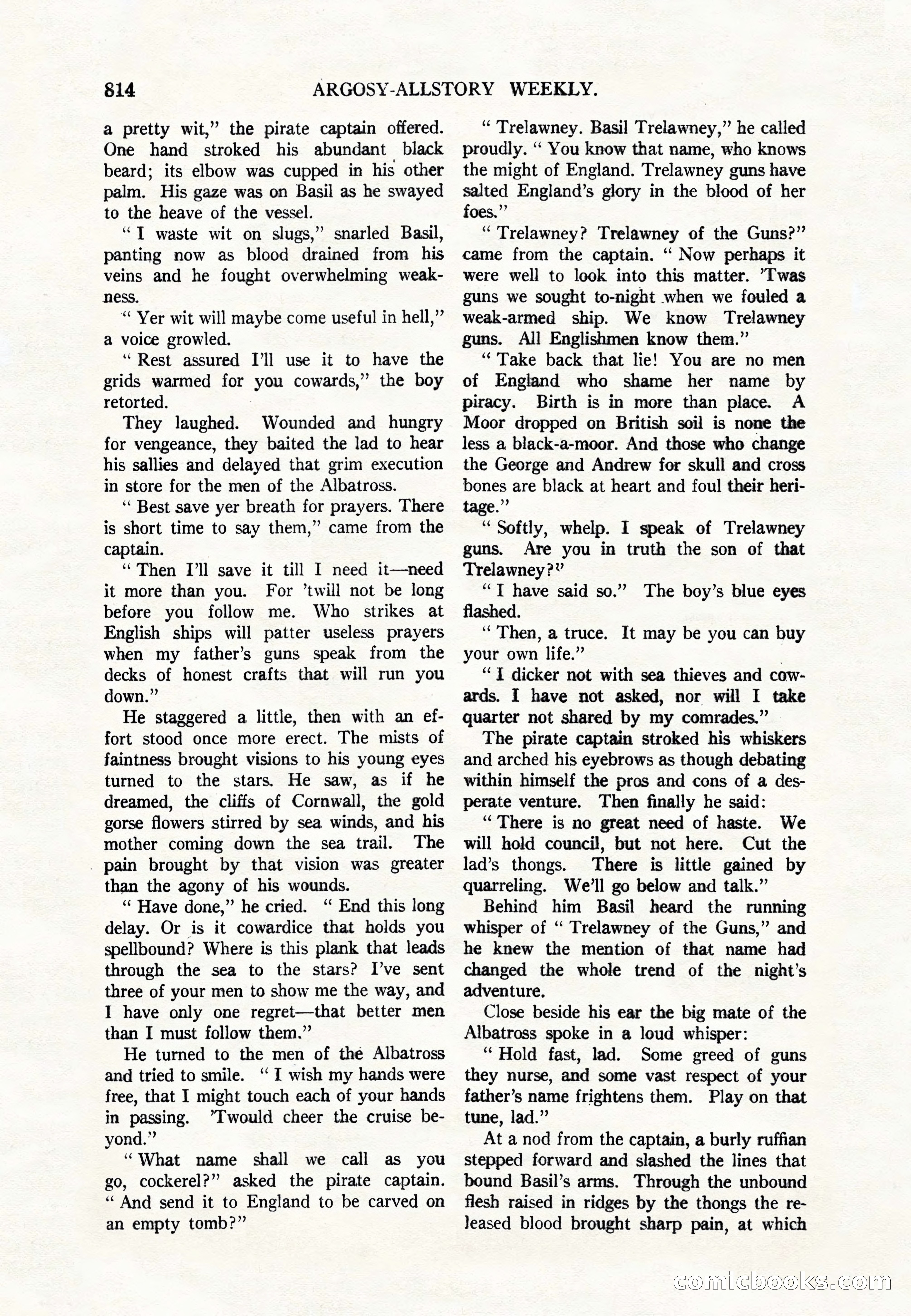 Argosy All-Story Weekly — page 16 of 164