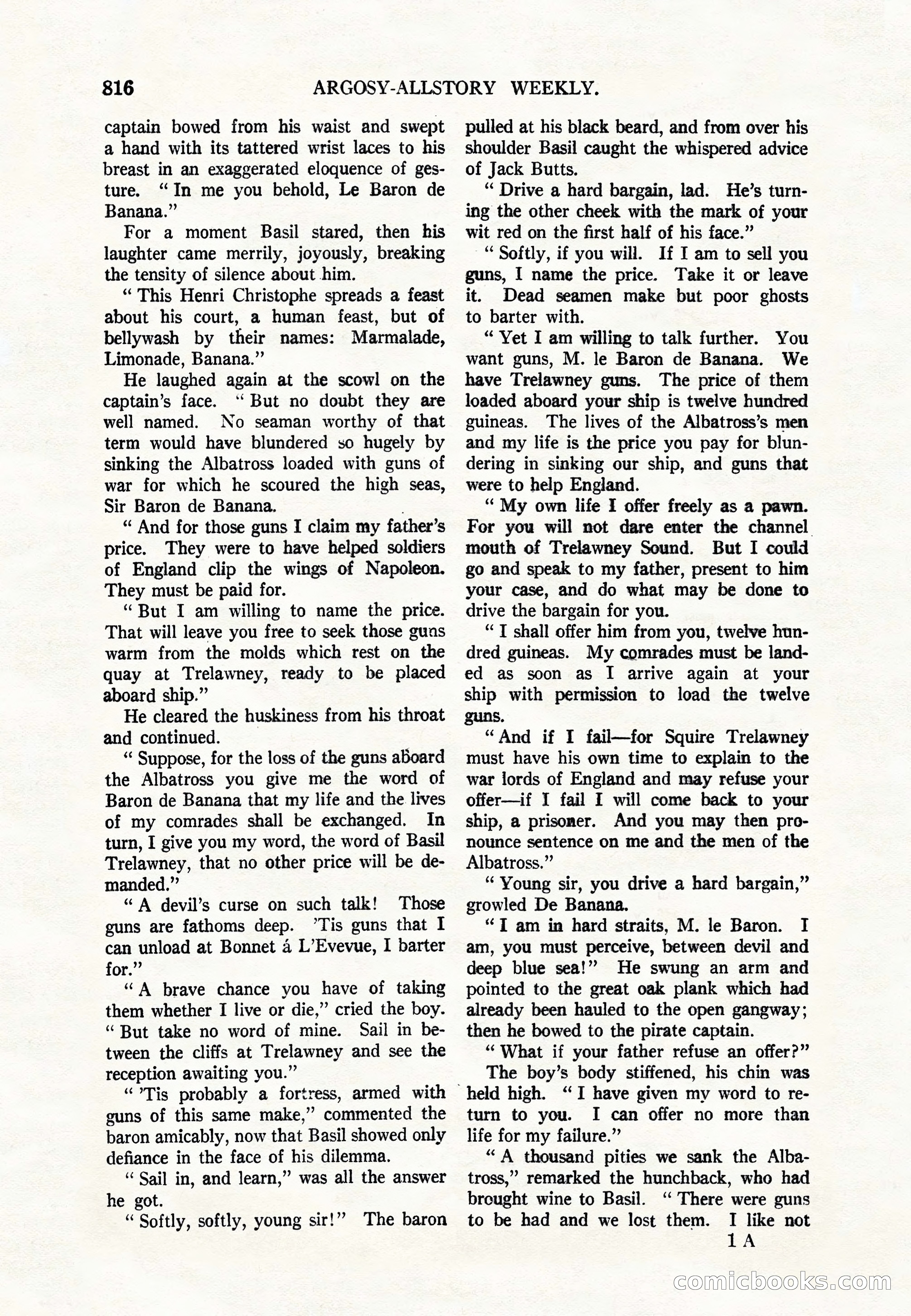 Argosy All-Story Weekly — page 18 of 164