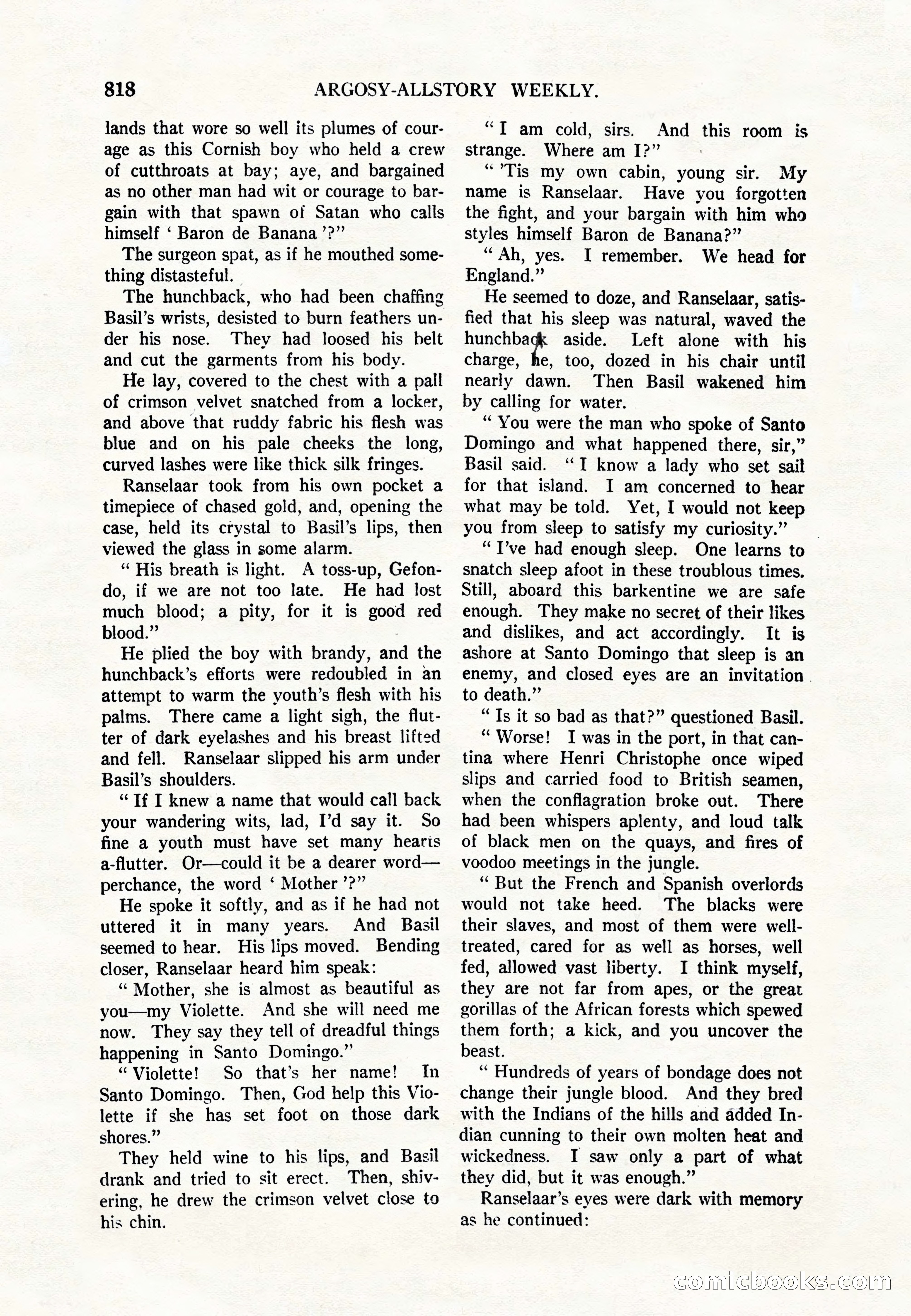 Argosy All-Story Weekly — page 20 of 164