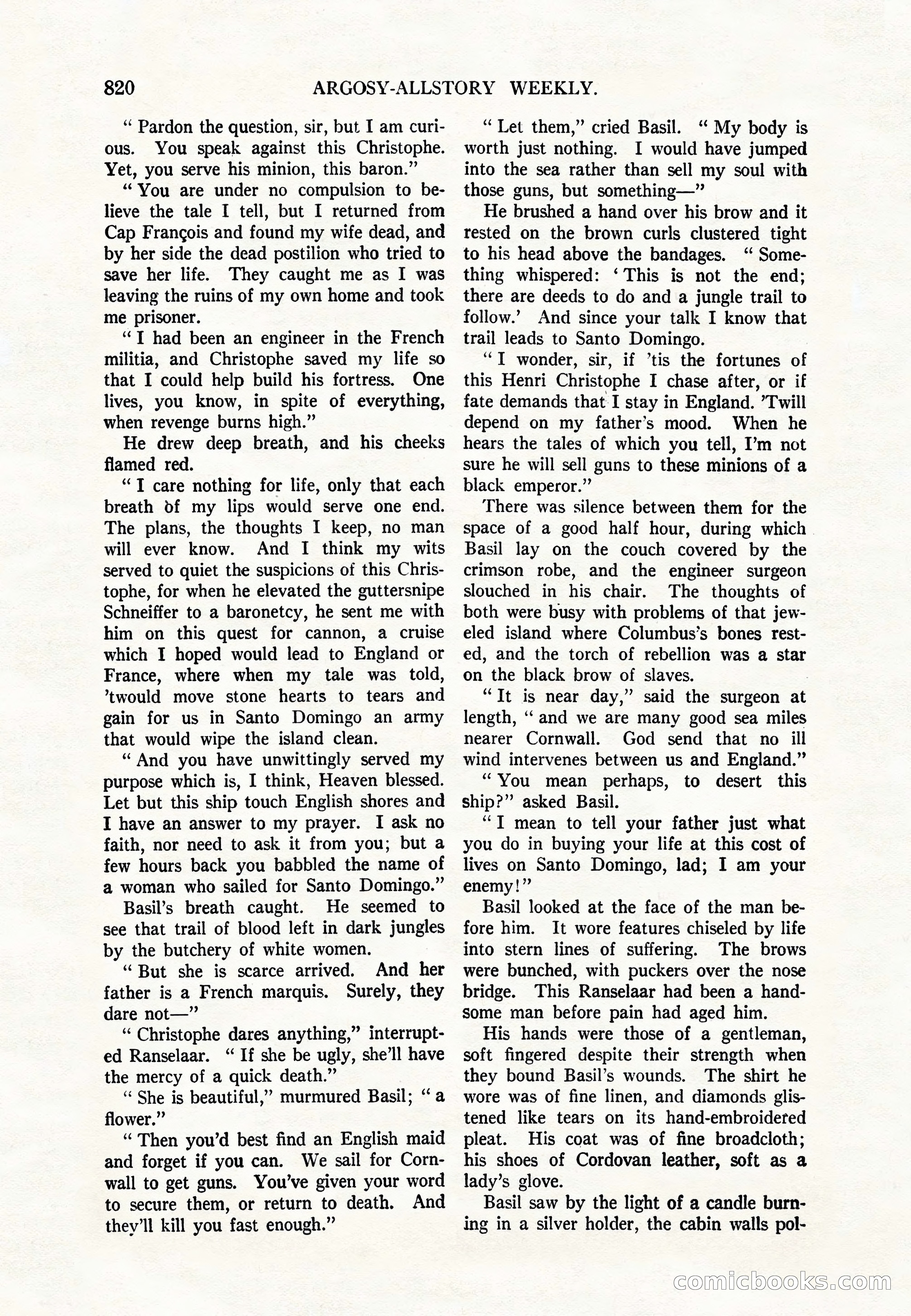 Argosy All-Story Weekly — page 22 of 164