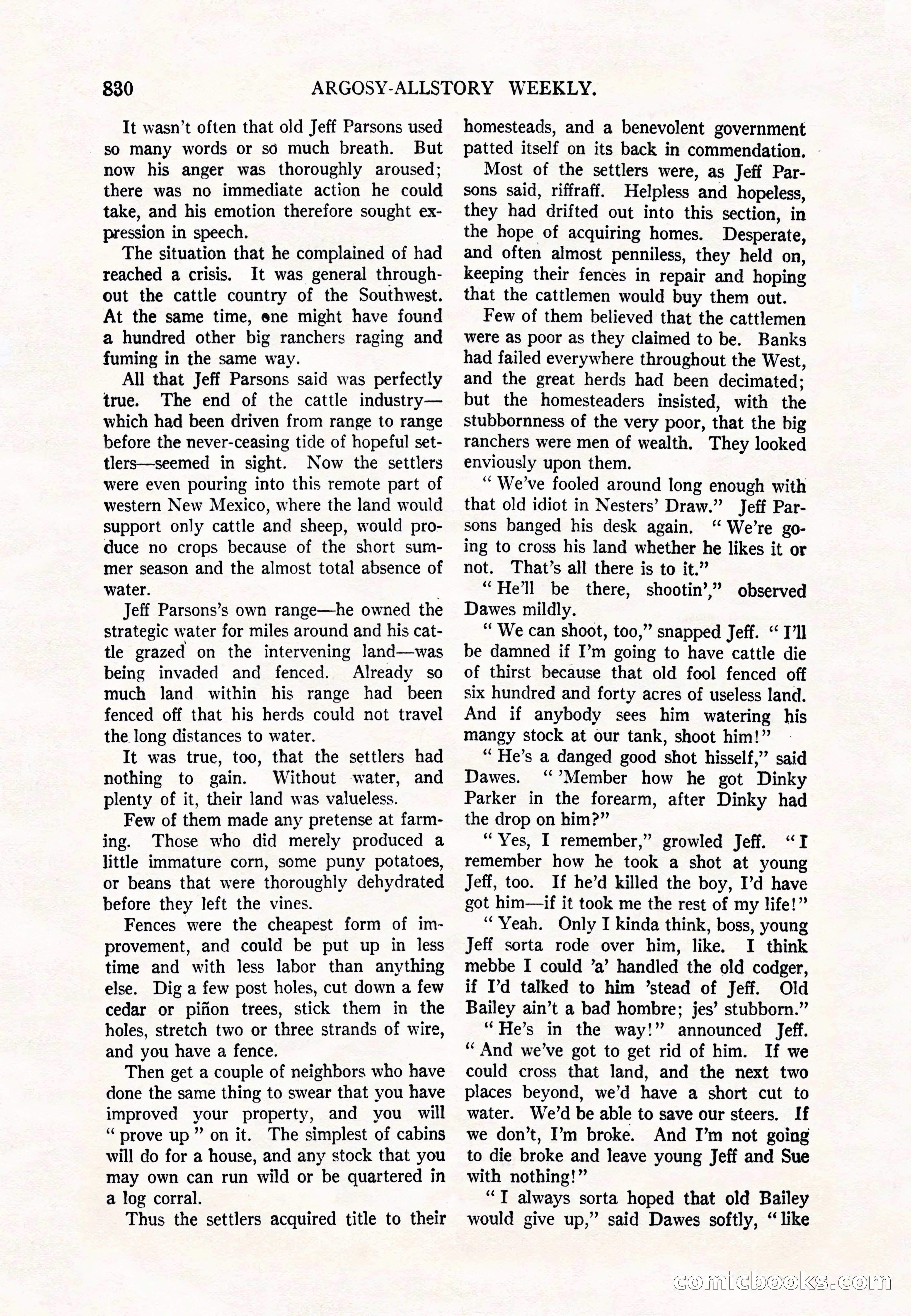 Argosy All-Story Weekly — page 32 of 164