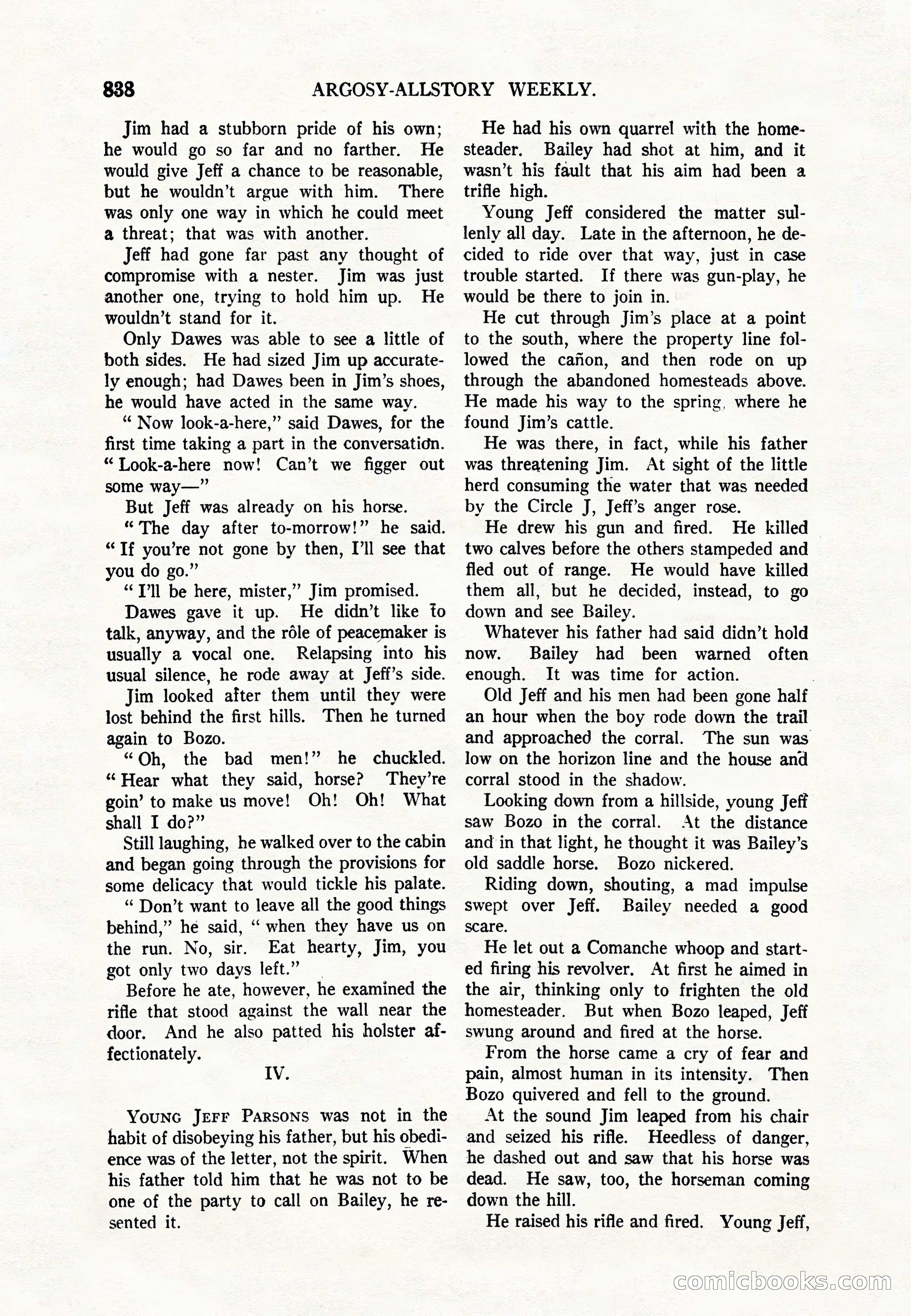 Argosy All-Story Weekly — page 40 of 164