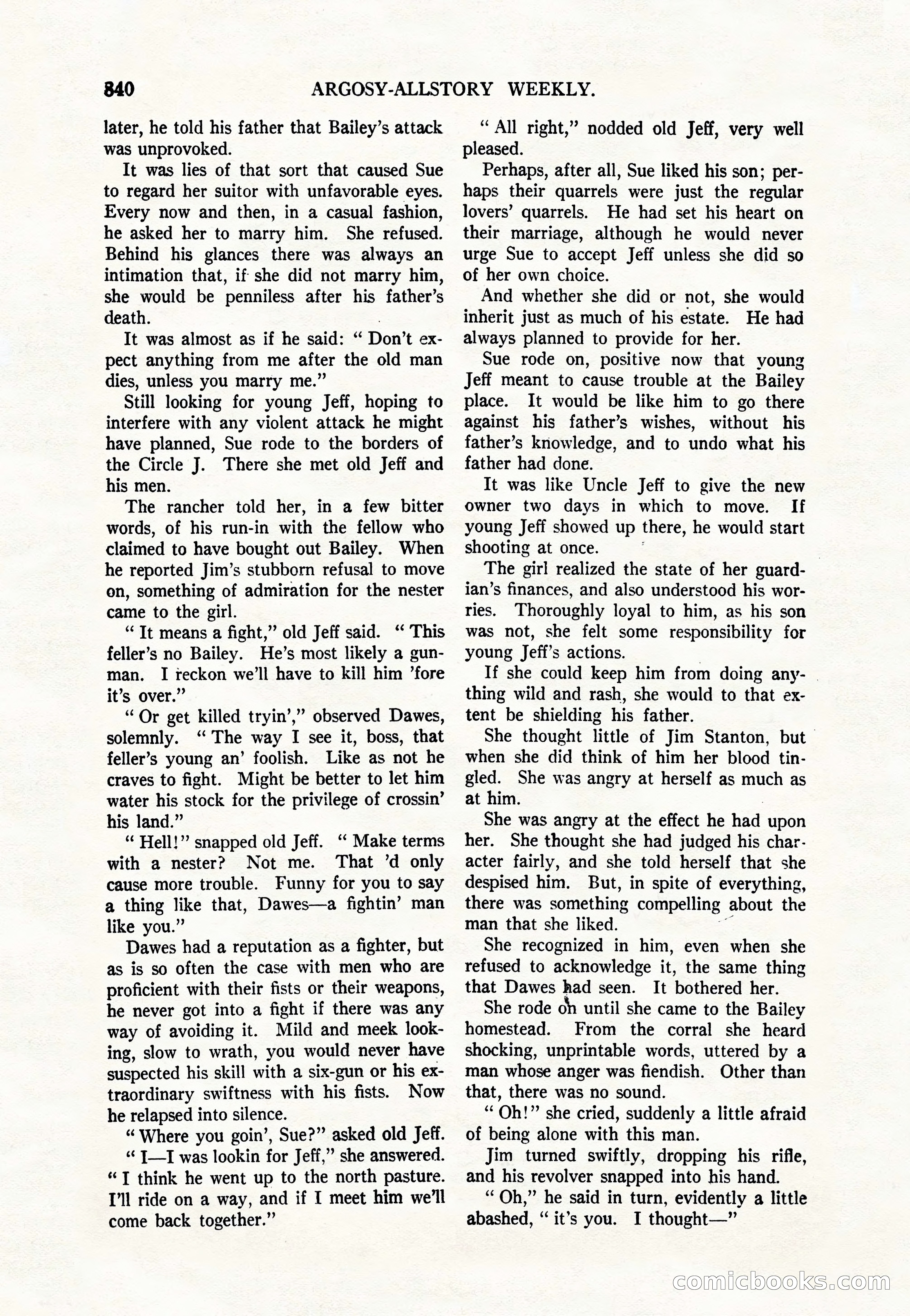 Argosy All-Story Weekly — page 42 of 164