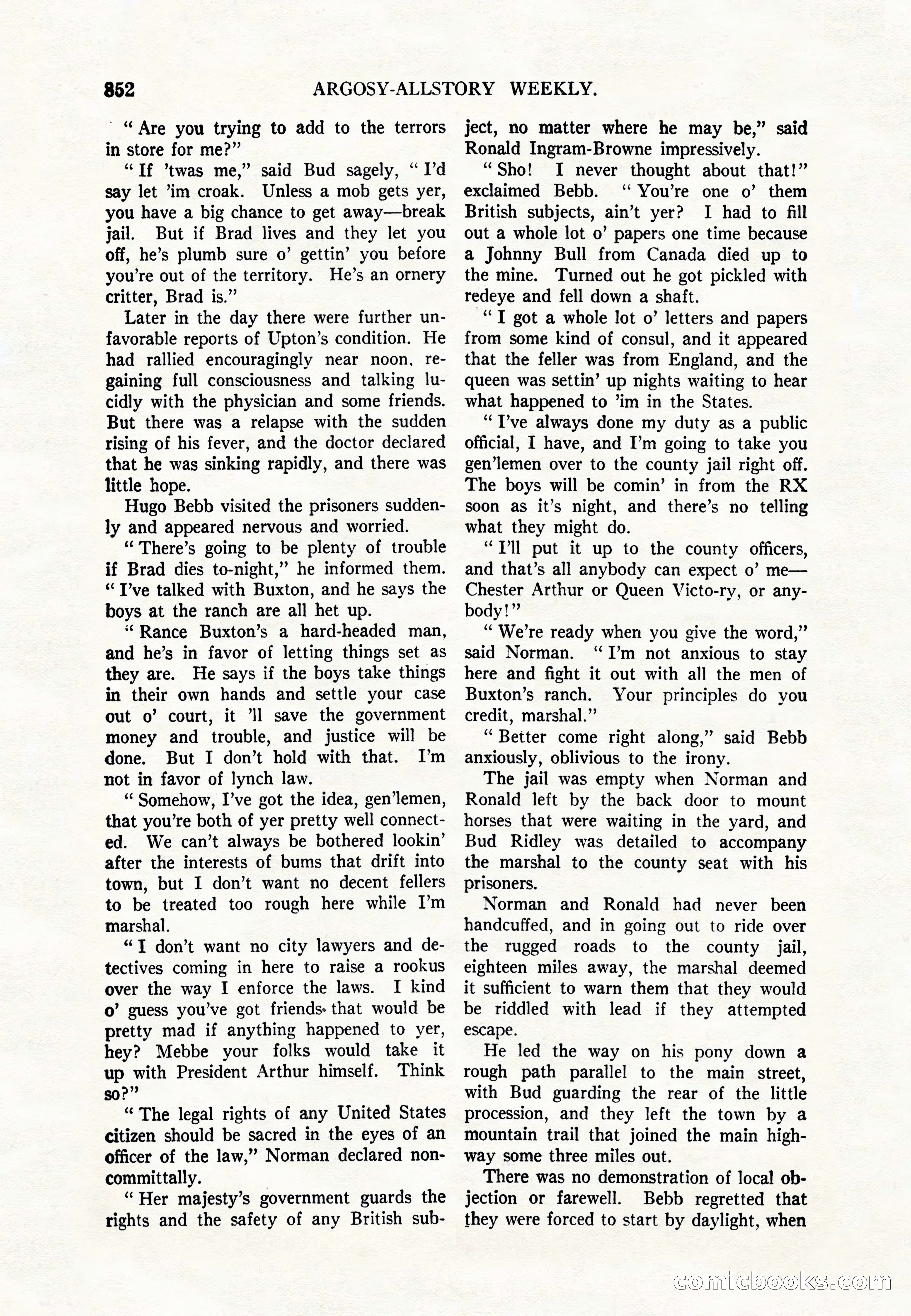 Argosy All-Story Weekly — page 54 of 164