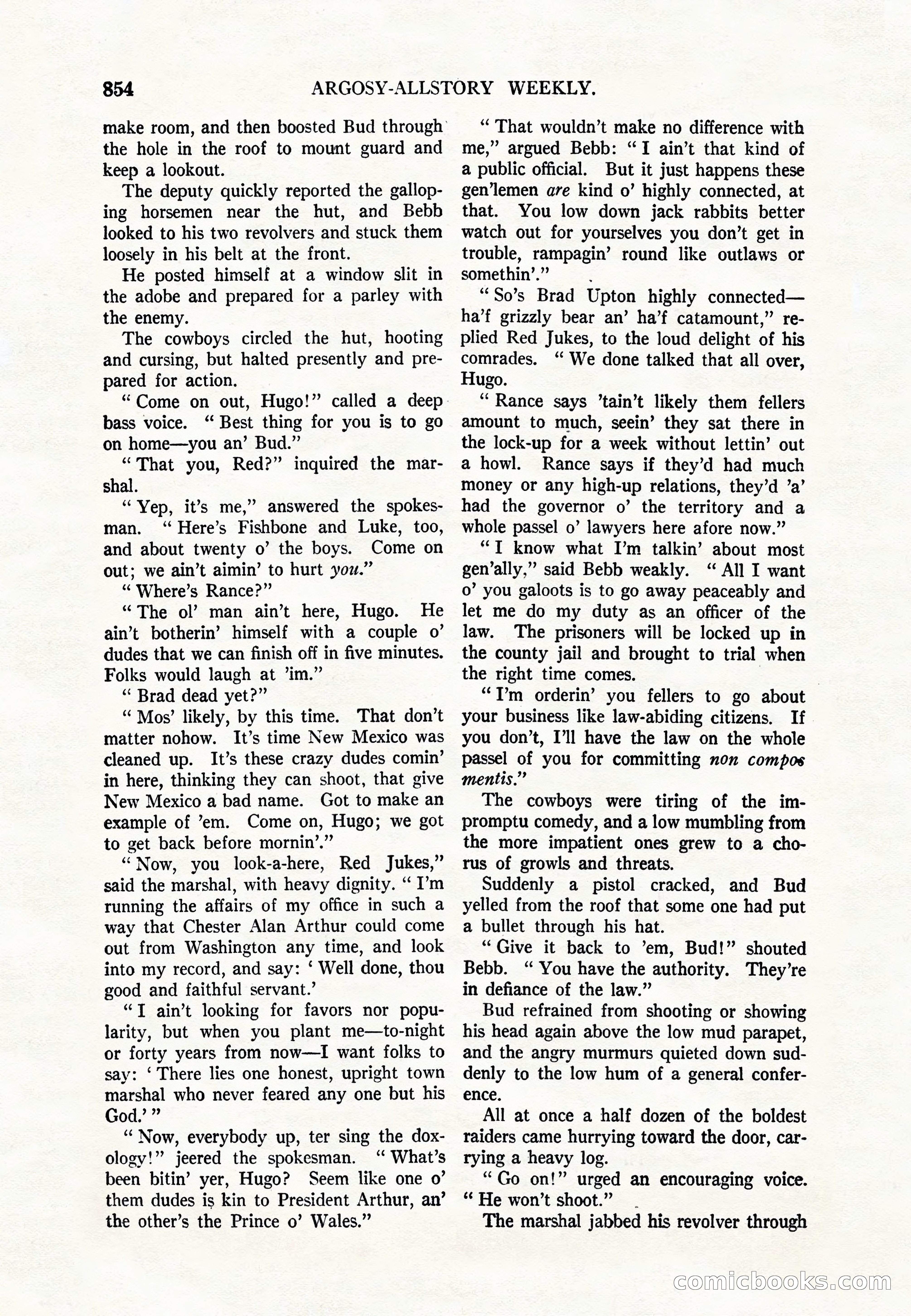 Argosy All-Story Weekly — page 56 of 164