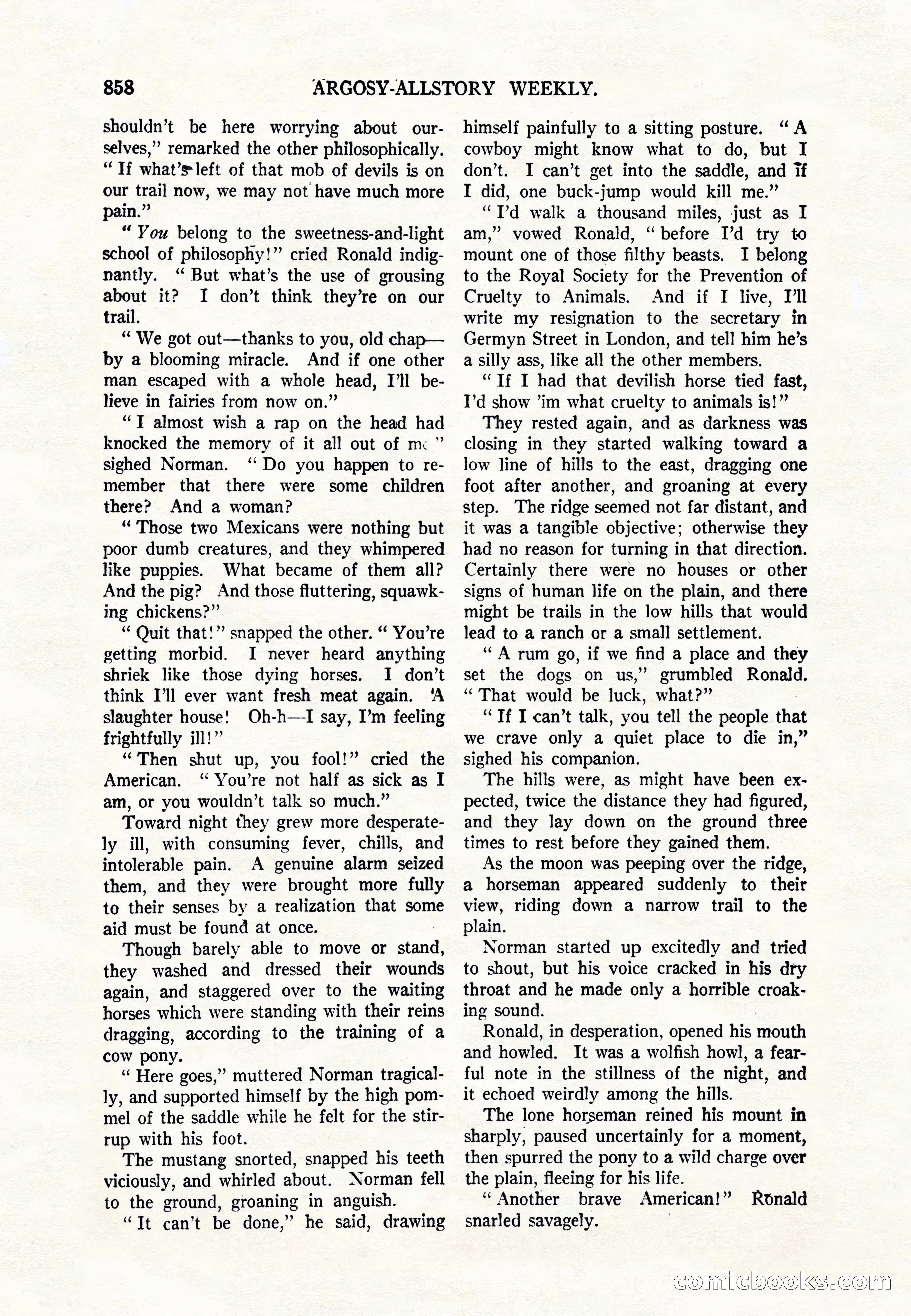 Argosy All-Story Weekly — page 60 of 164