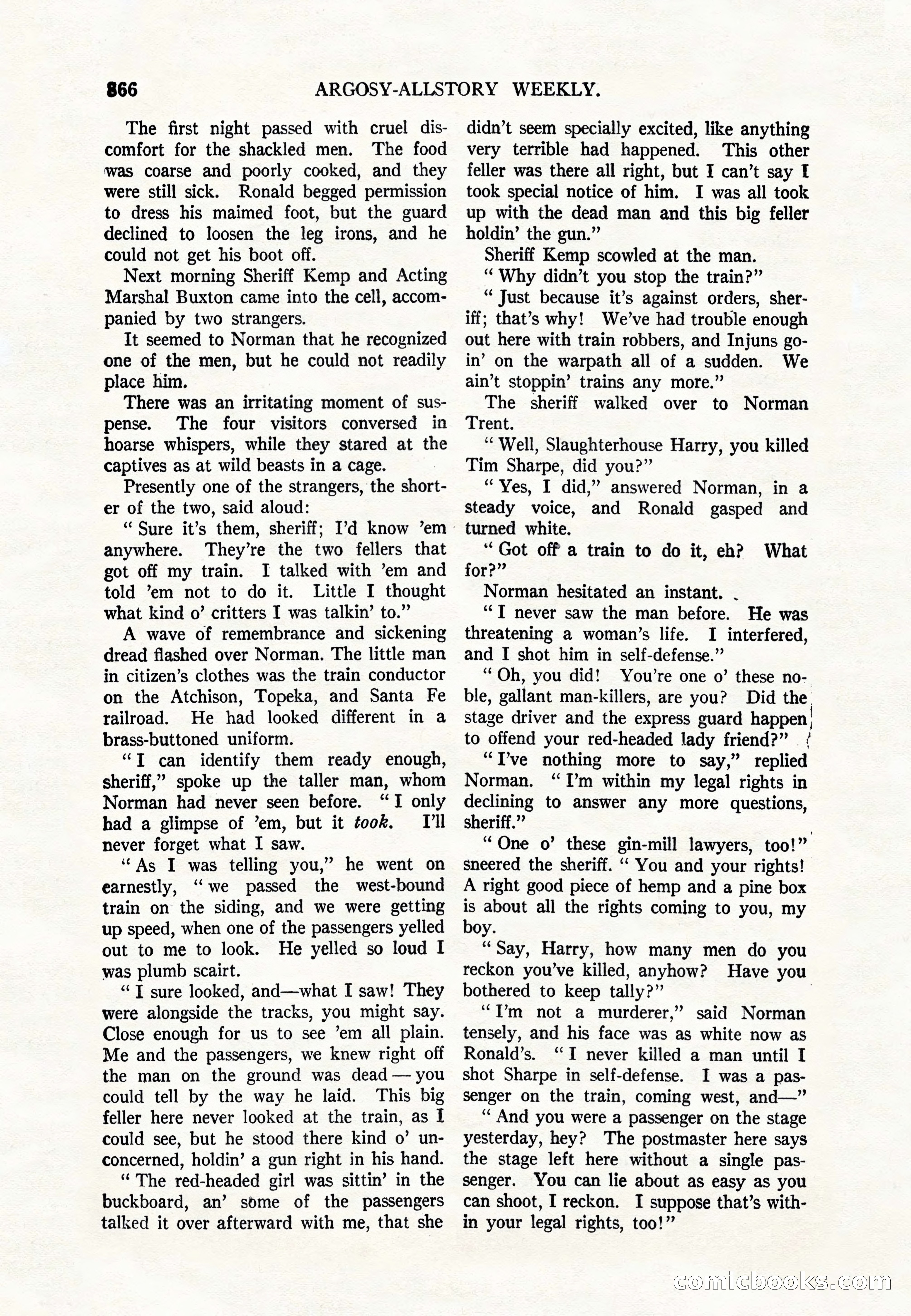 Argosy All-Story Weekly — page 68 of 164