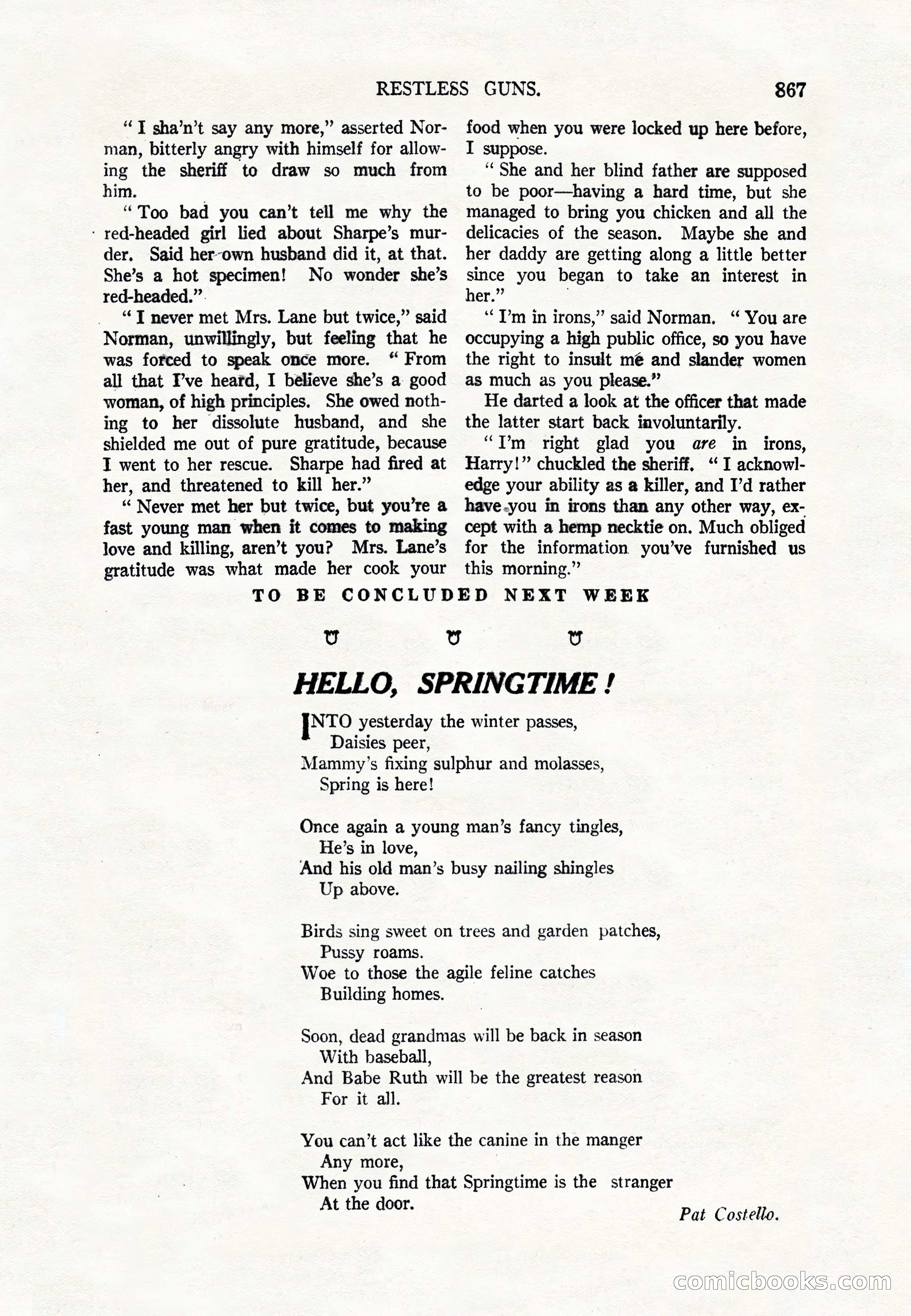 Argosy All-Story Weekly — page 69 of 164