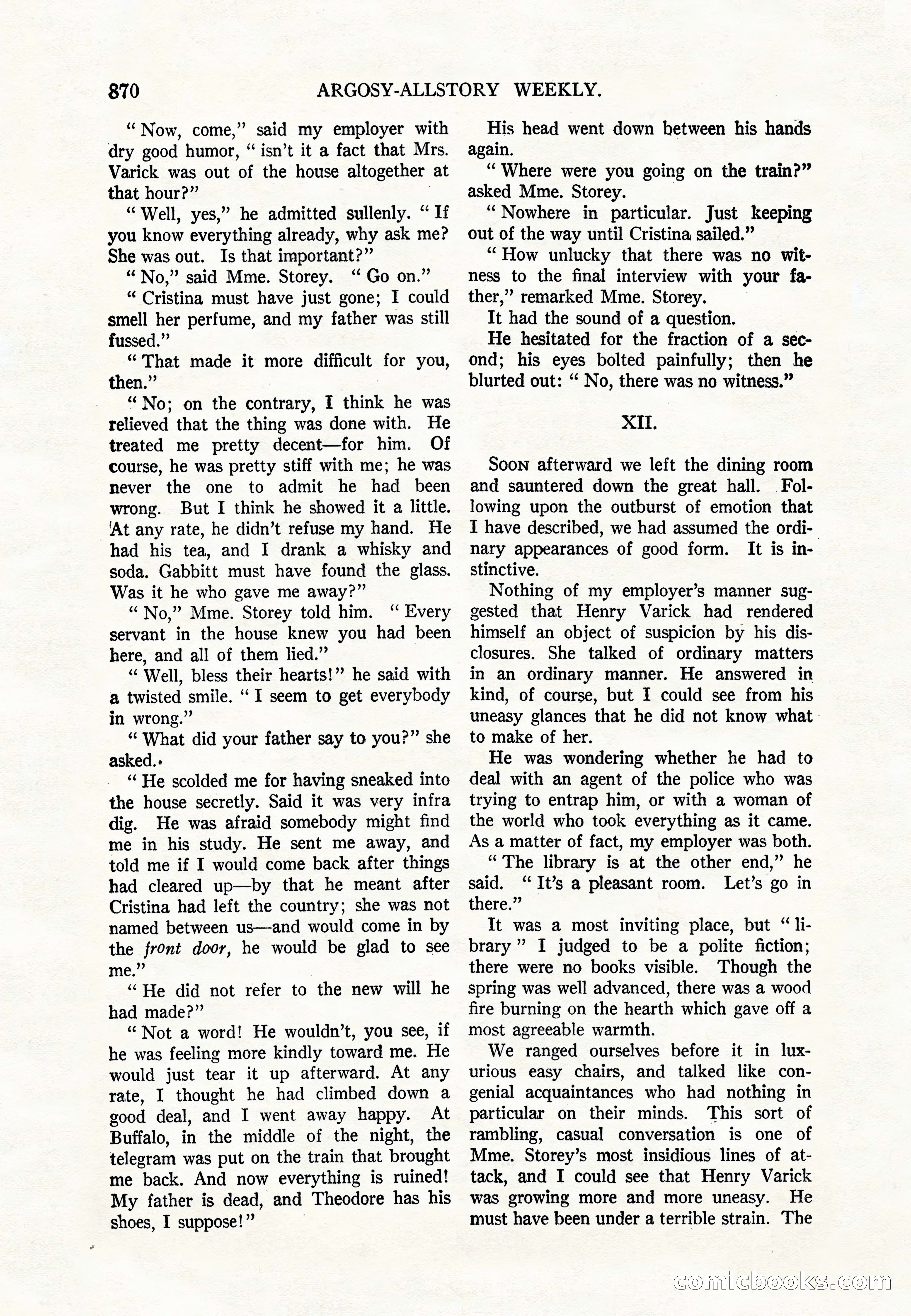 Argosy All-Story Weekly — page 72 of 164
