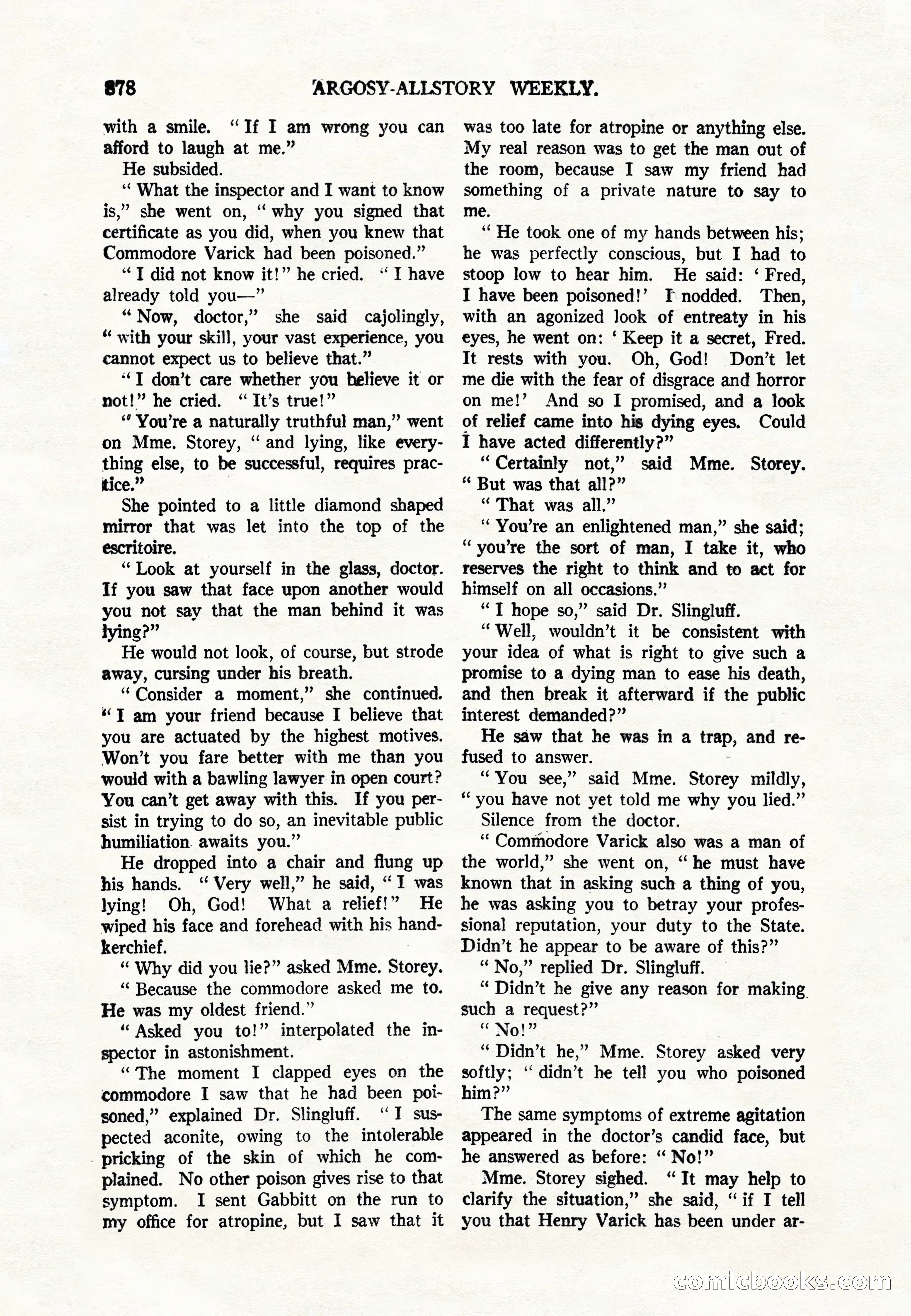 Argosy All-Story Weekly — page 80 of 164