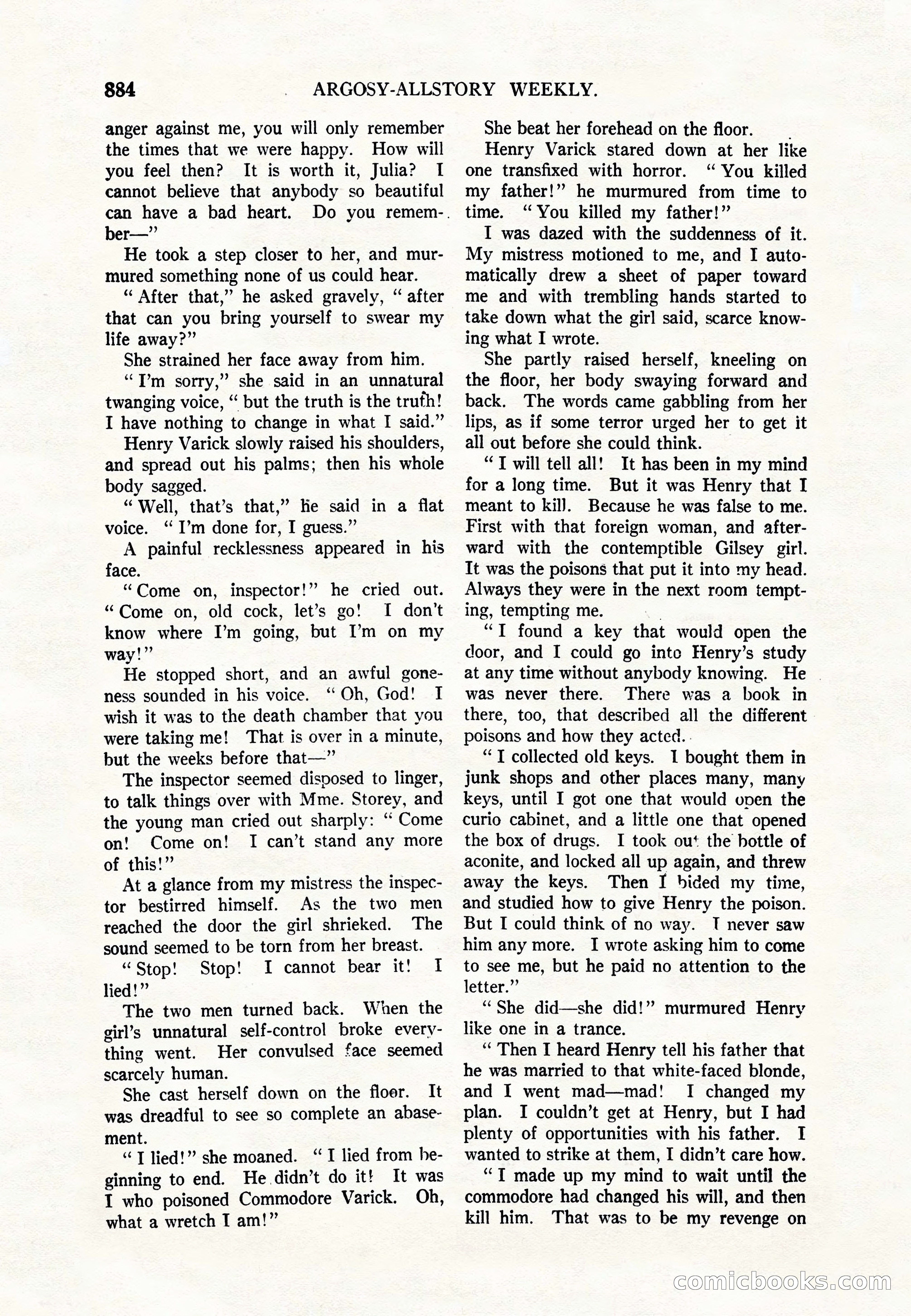 Argosy All-Story Weekly — page 86 of 164