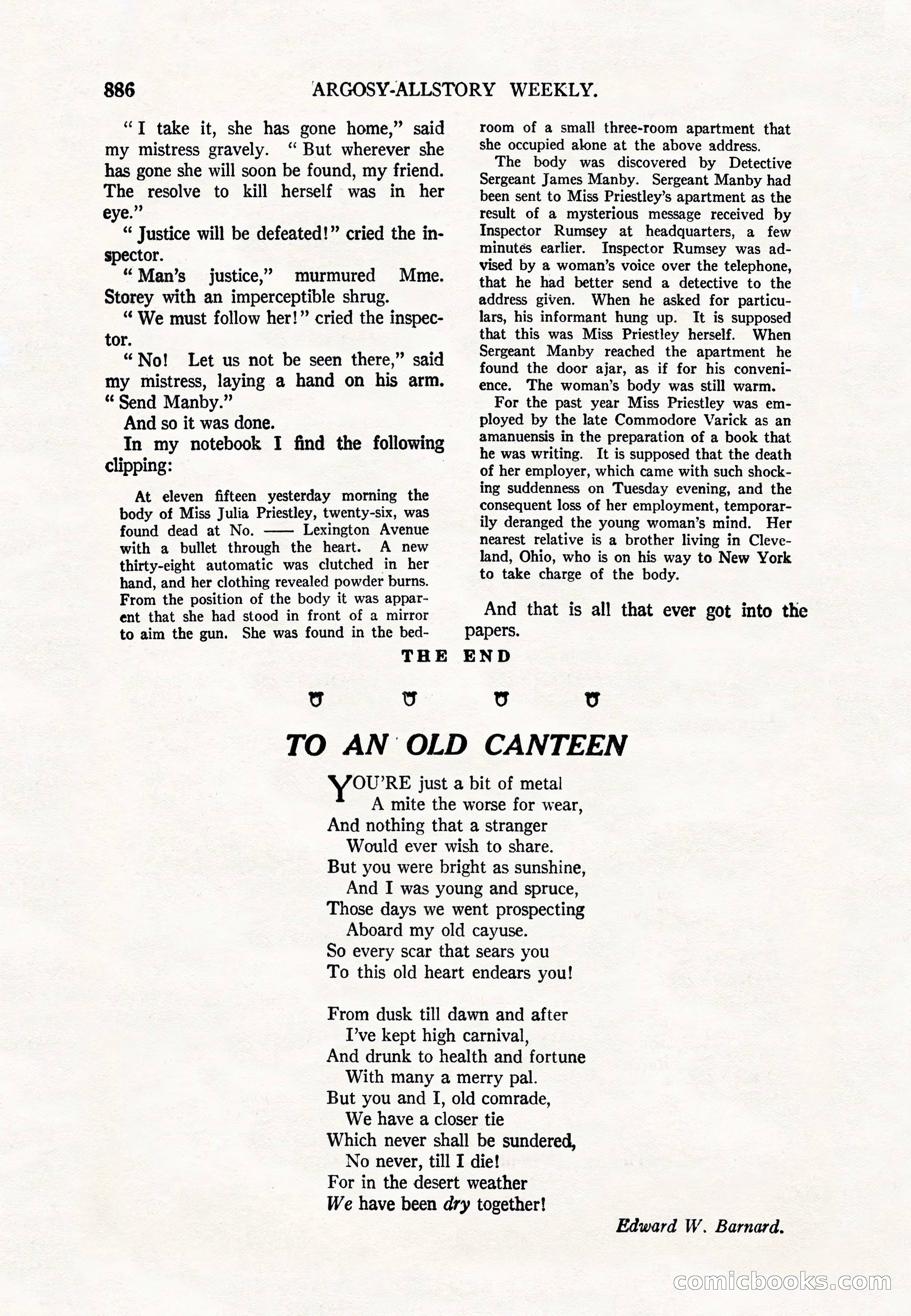Argosy All-Story Weekly — page 88 of 164