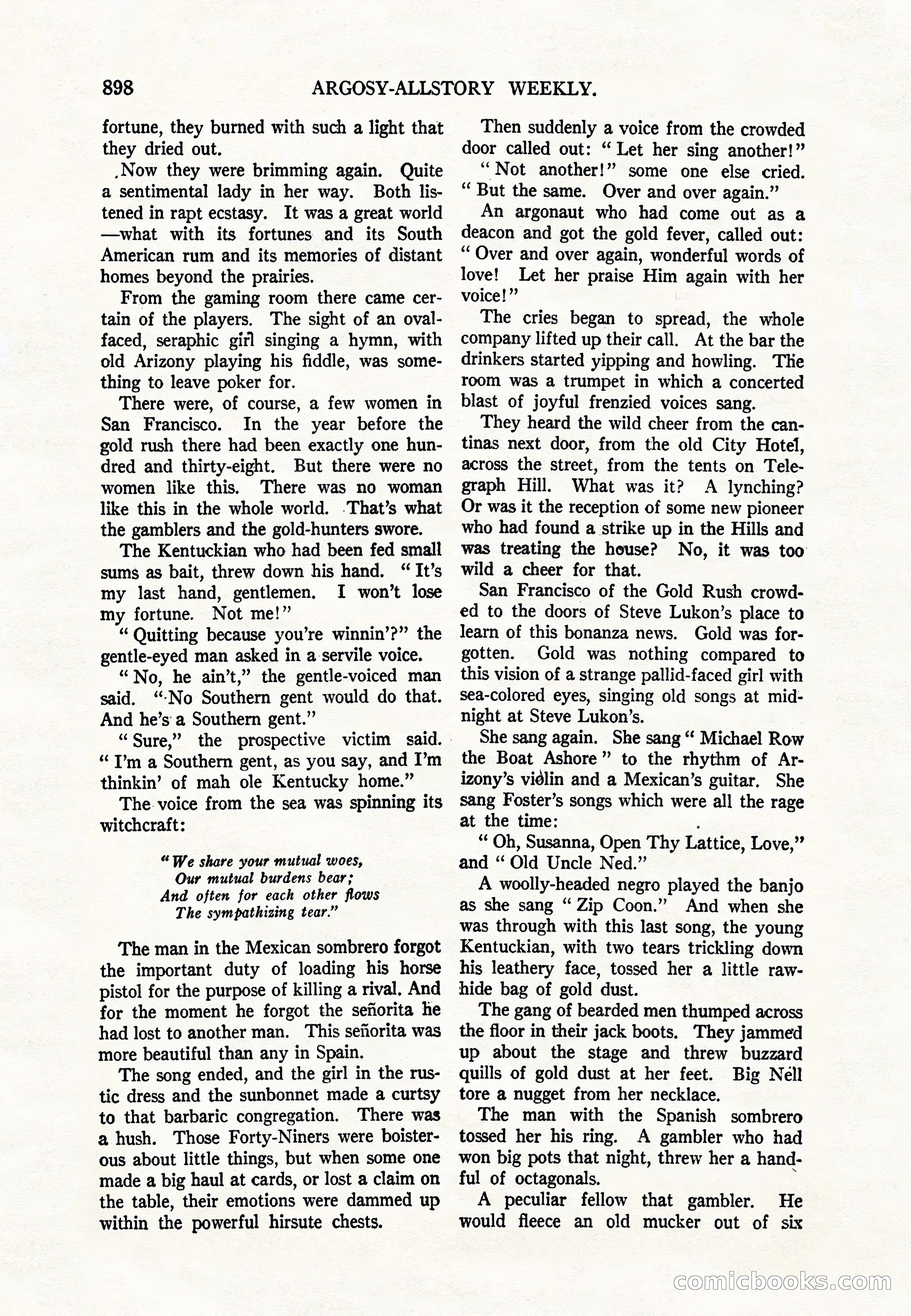 Argosy All-Story Weekly — page 100 of 164