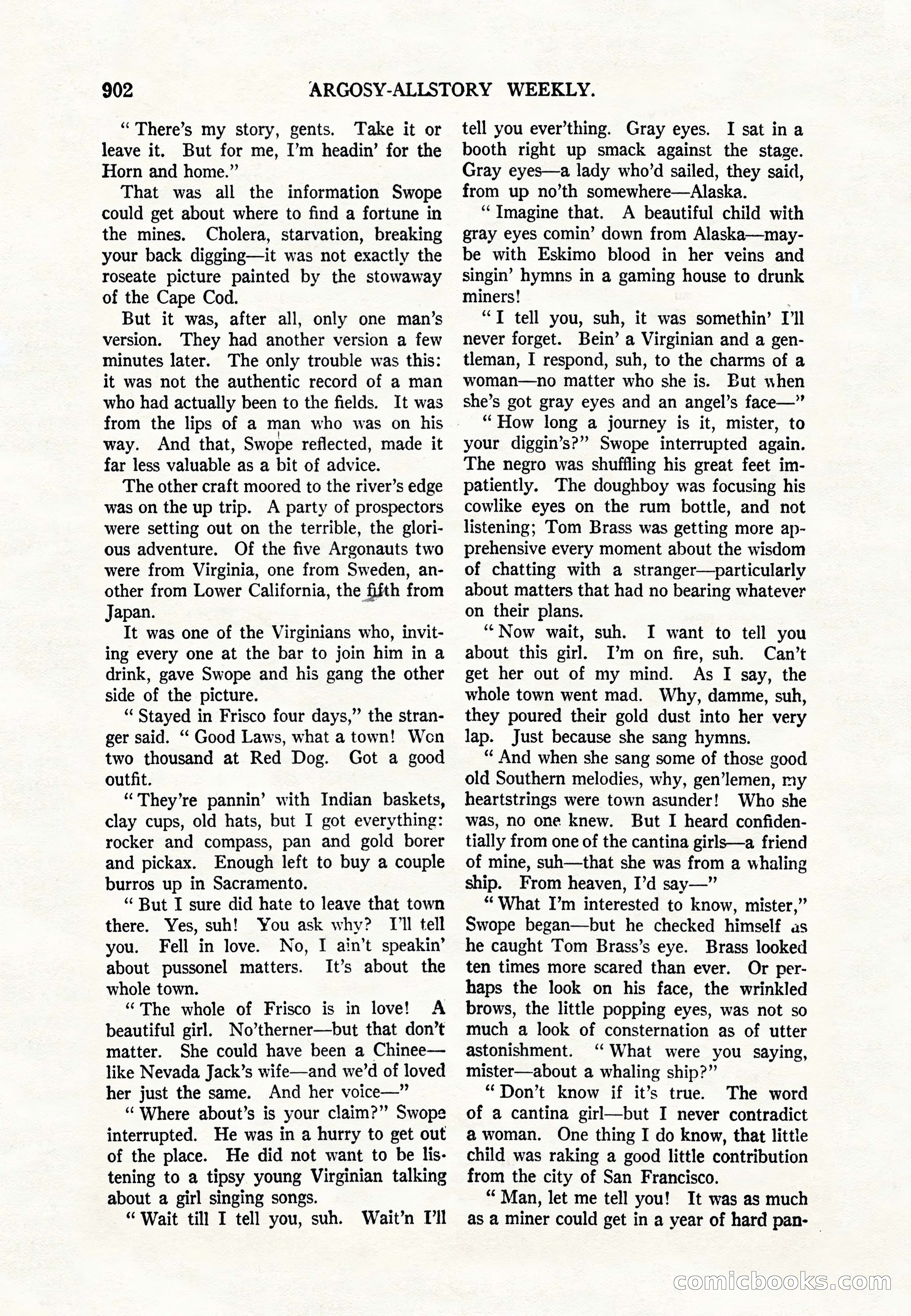 Argosy All-Story Weekly — page 104 of 164