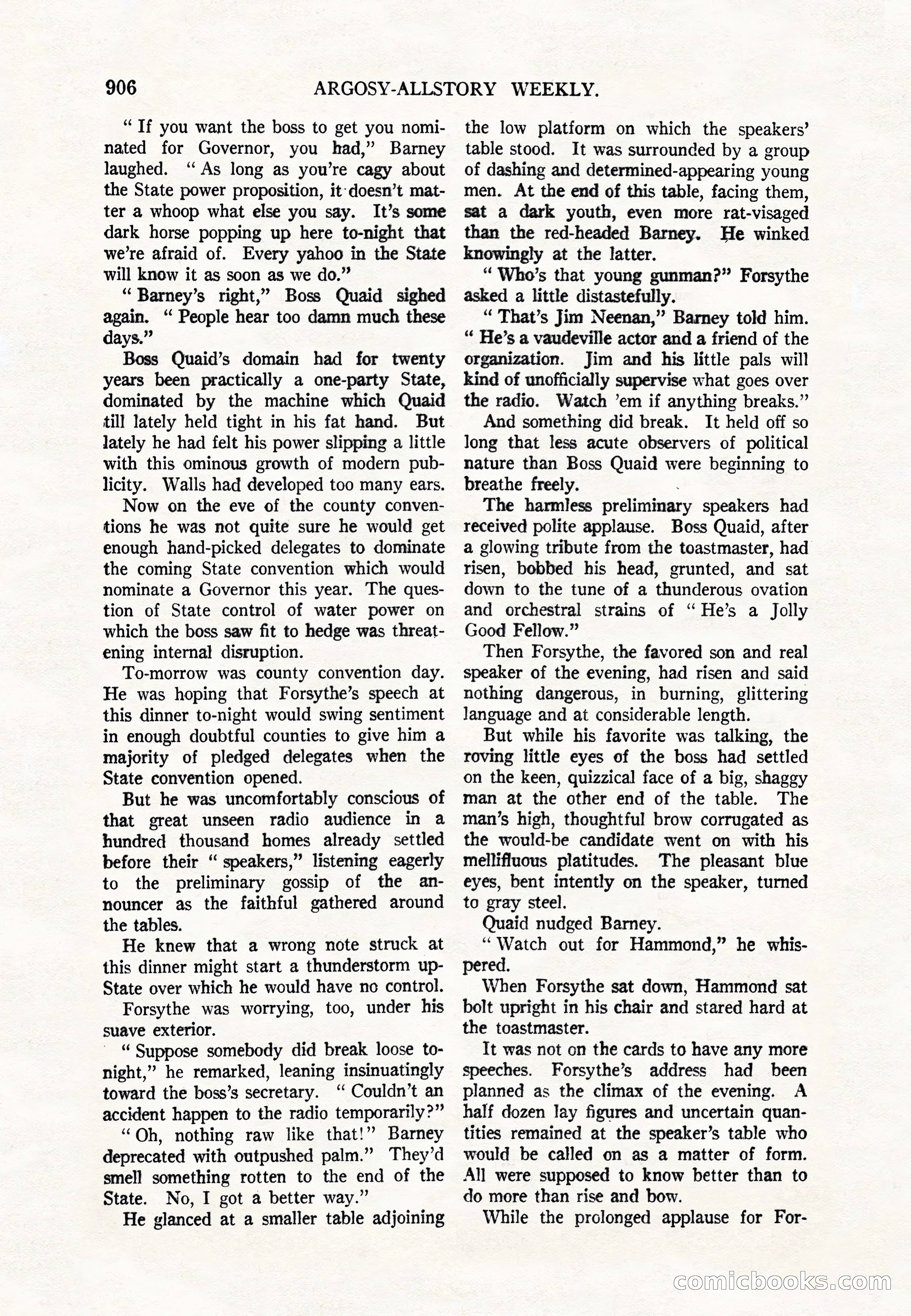 Argosy All-Story Weekly — page 108 of 164
