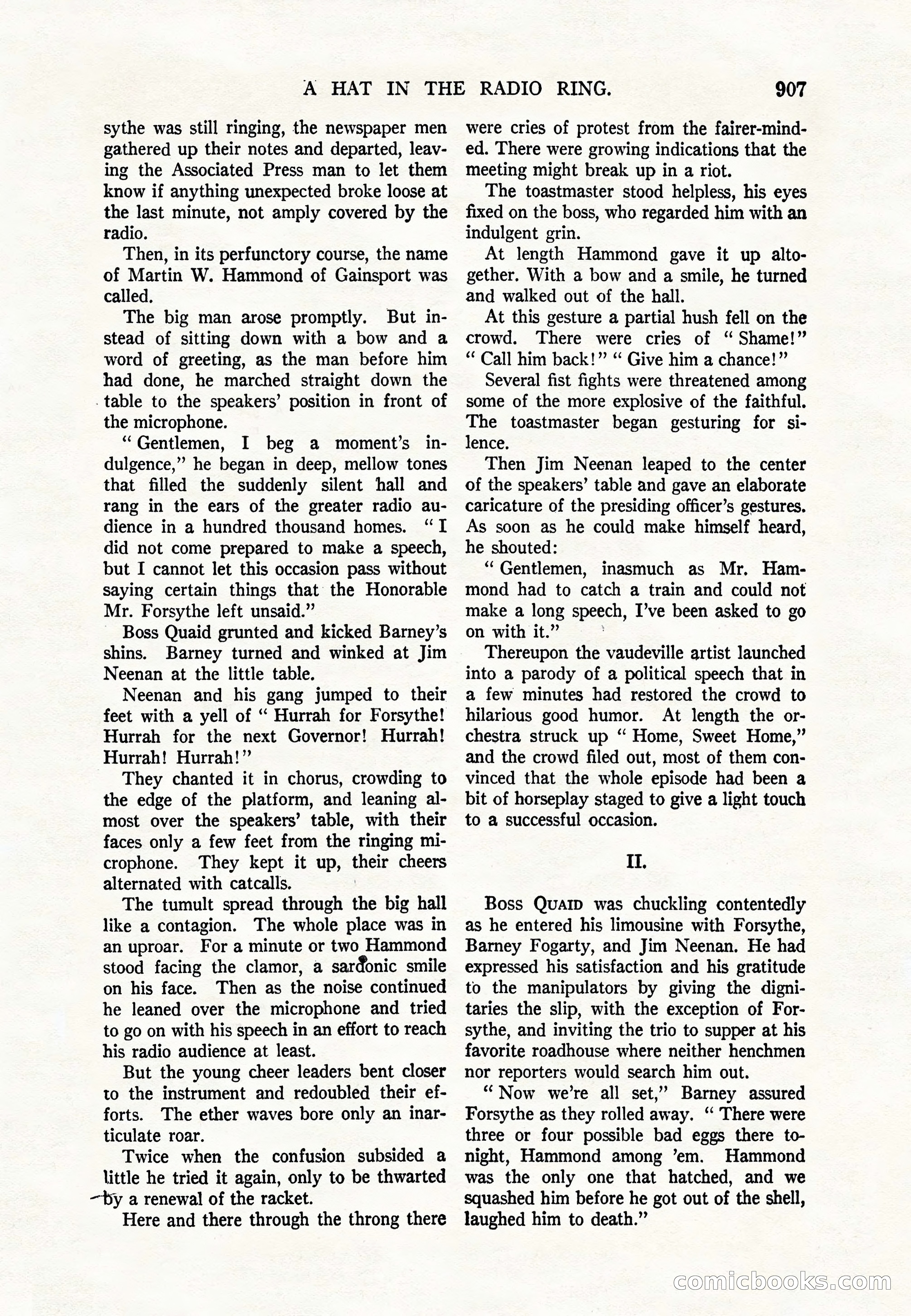 Argosy All-Story Weekly — page 109 of 164