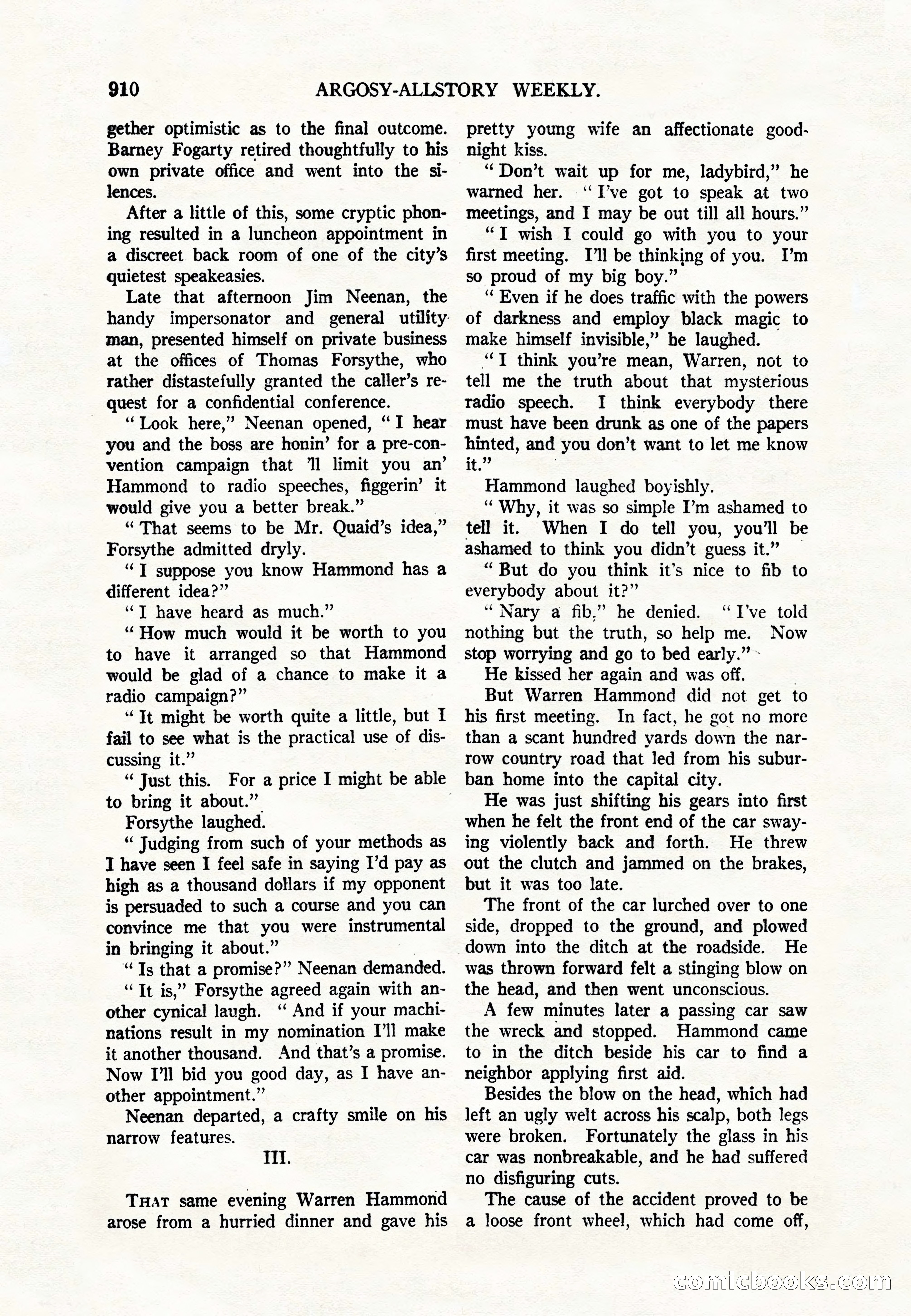 Argosy All-Story Weekly — page 112 of 164