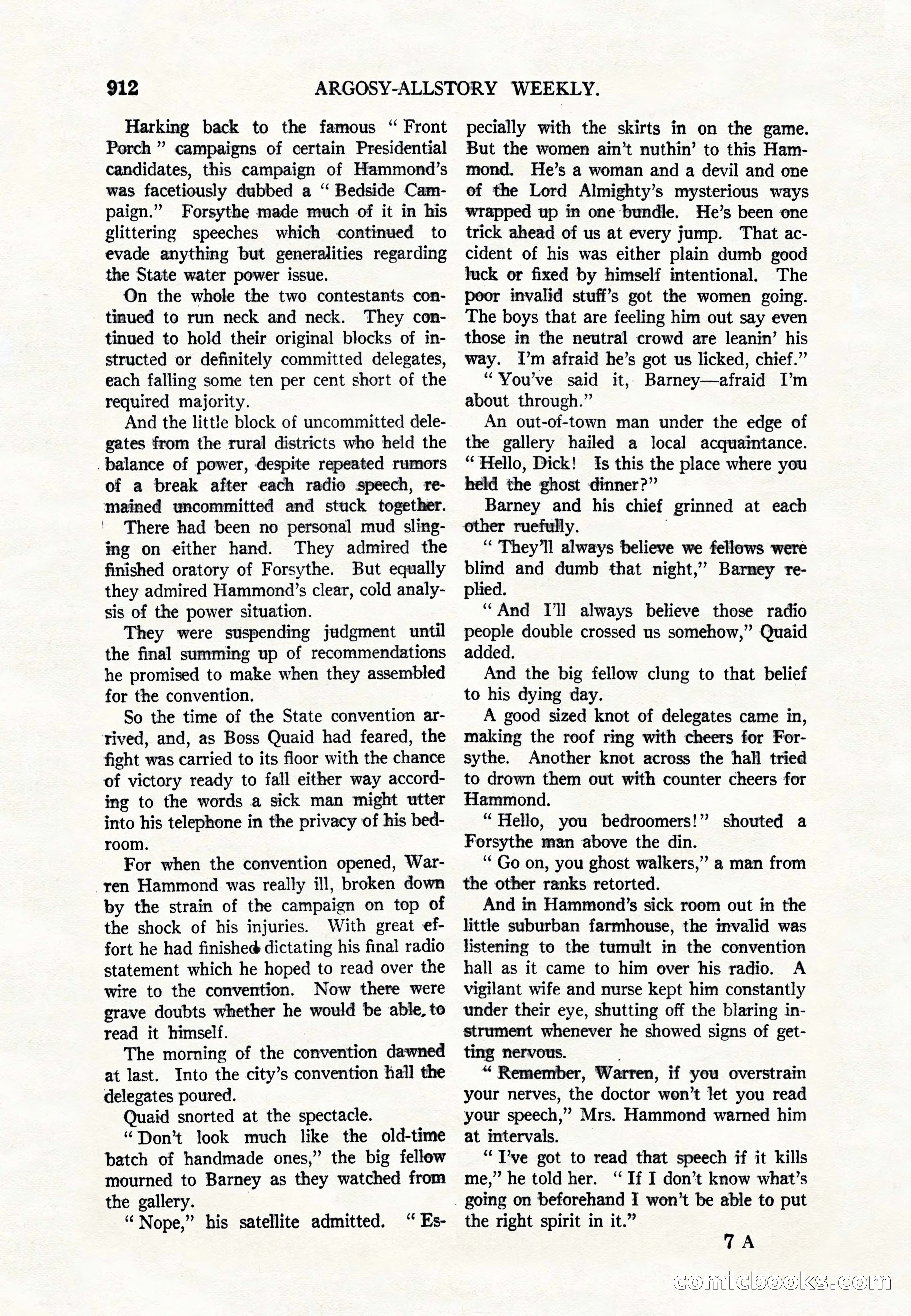 Argosy All-Story Weekly — page 114 of 164