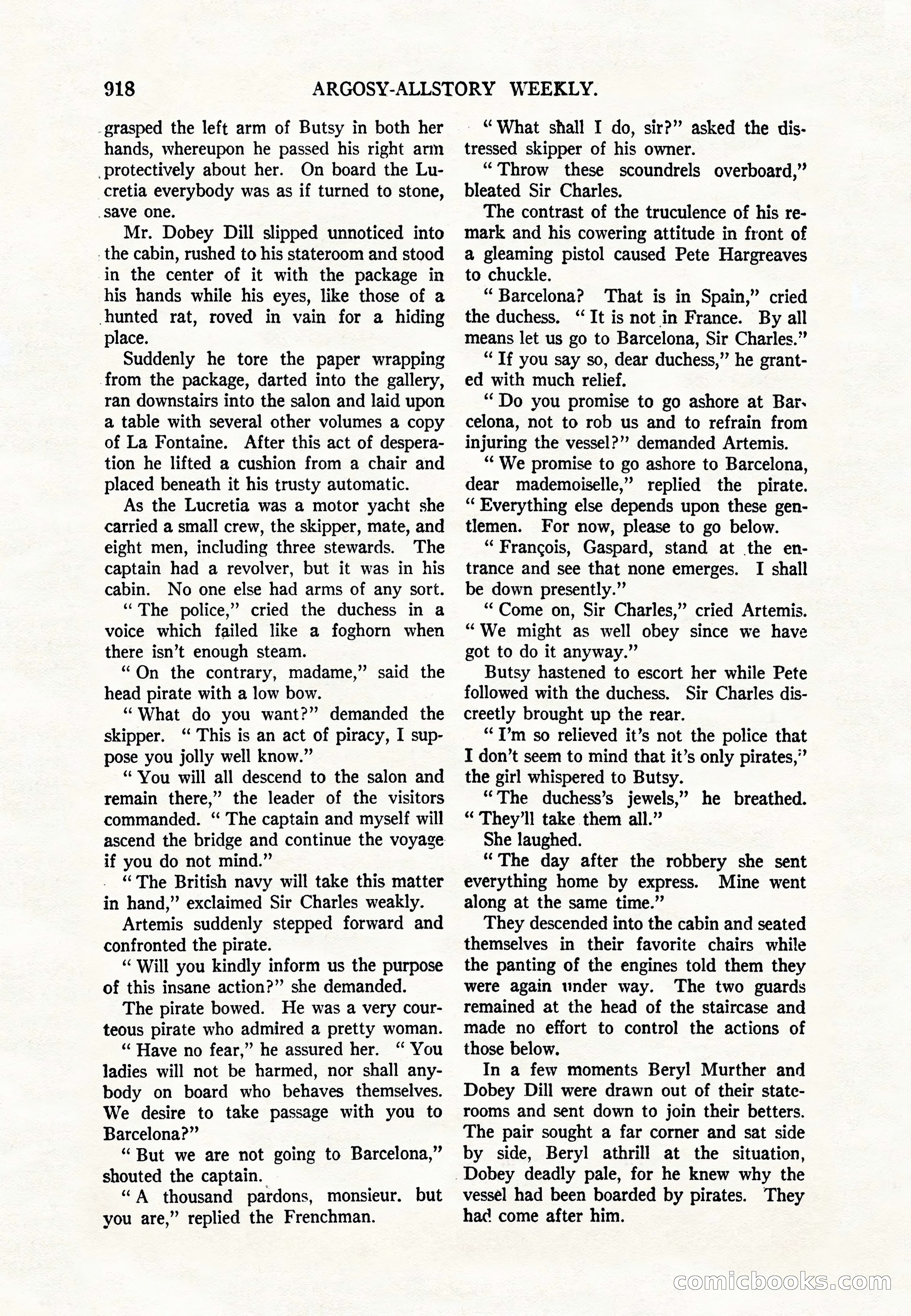 Argosy All-Story Weekly — page 120 of 164
