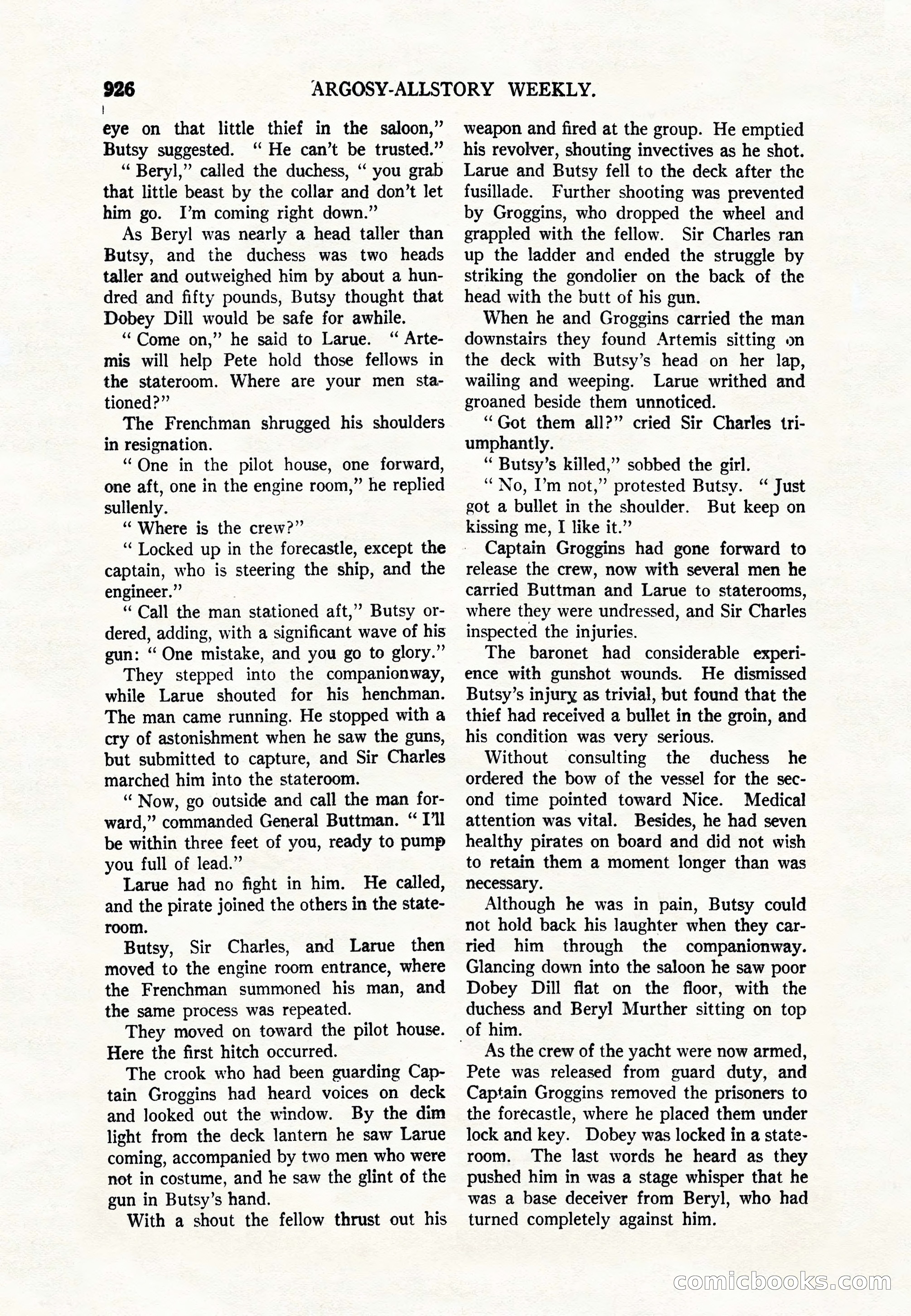 Argosy All-Story Weekly — page 128 of 164