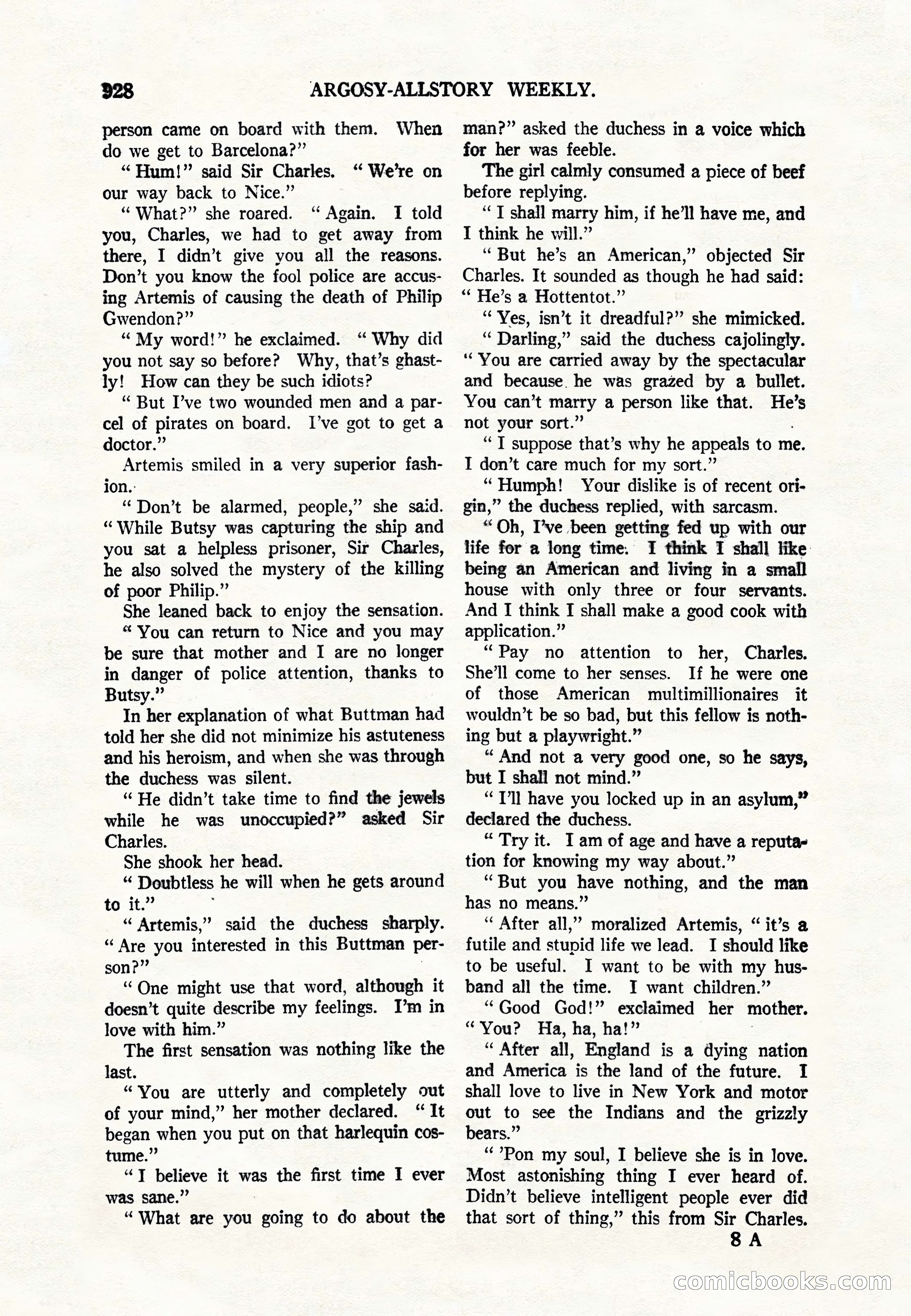 Argosy All-Story Weekly — page 130 of 164