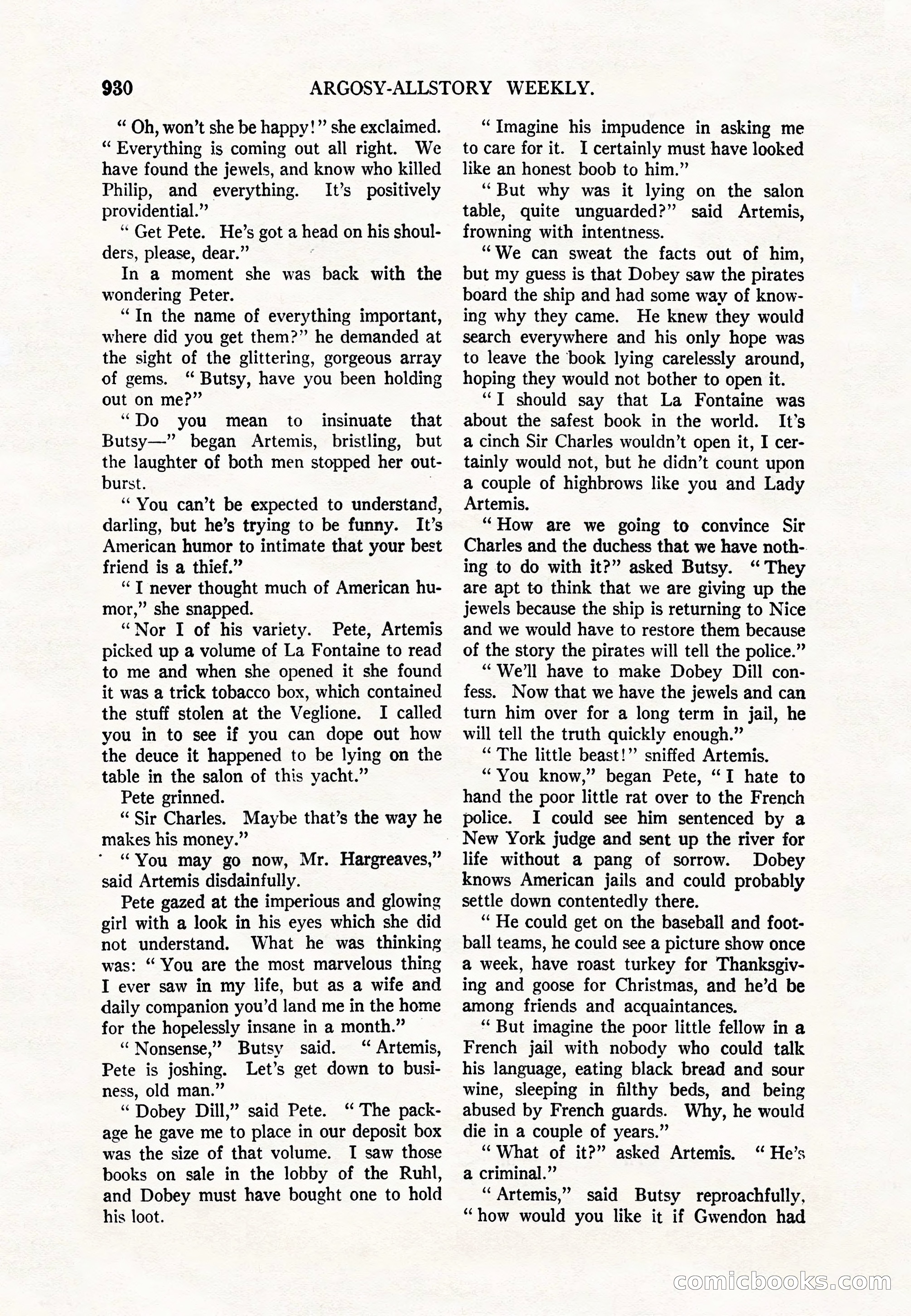 Argosy All-Story Weekly — page 132 of 164
