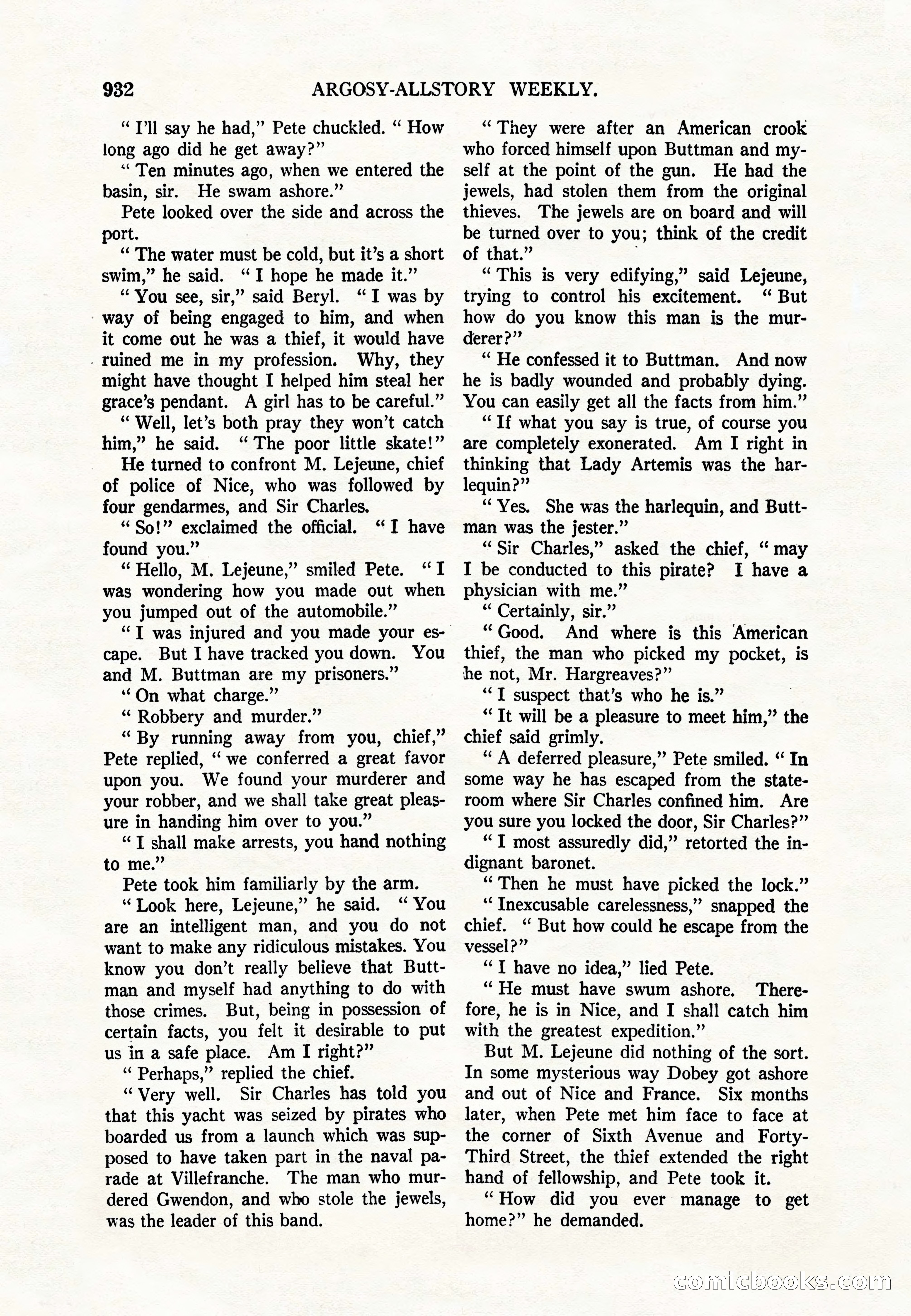Argosy All-Story Weekly — page 134 of 164