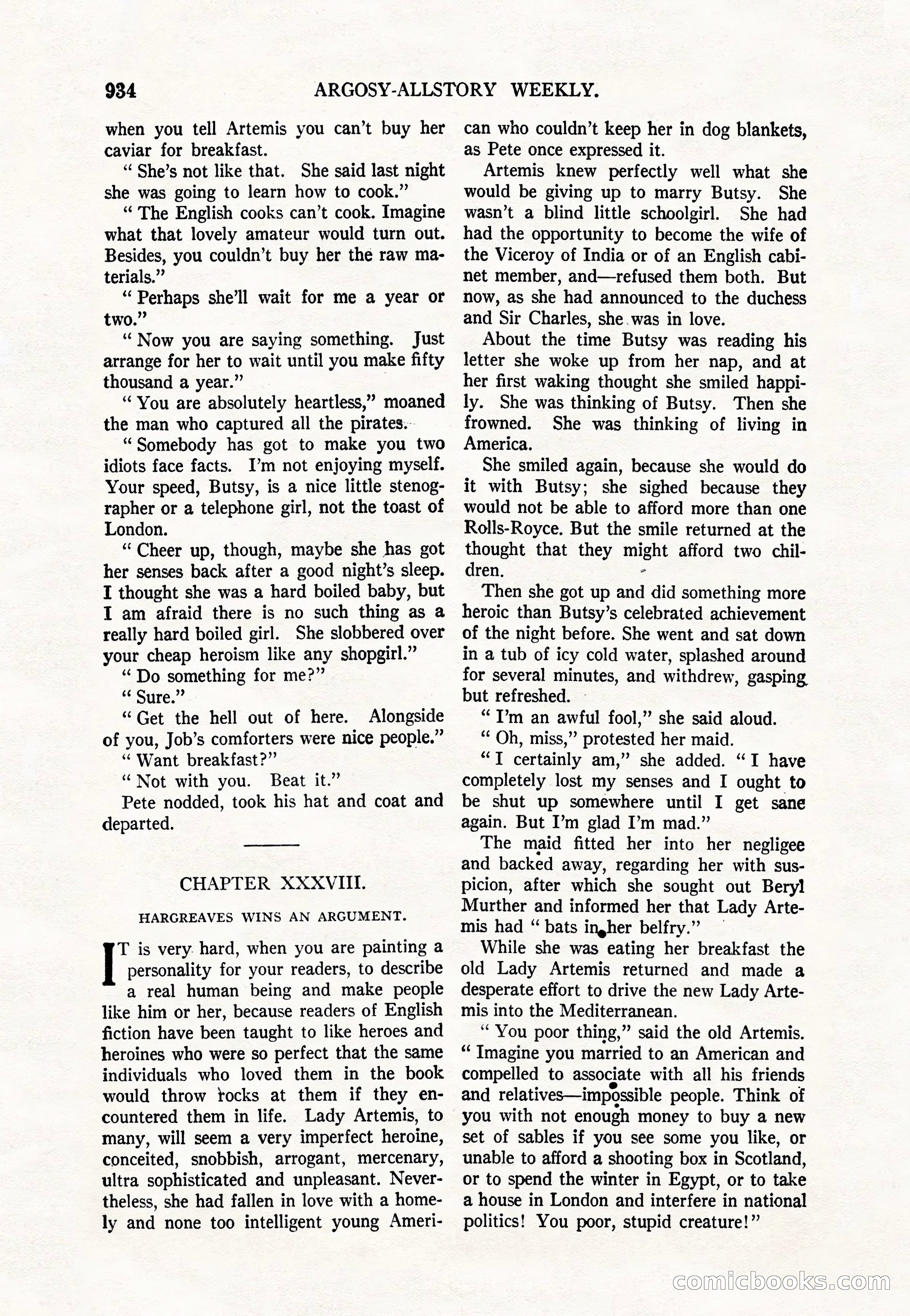 Argosy All-Story Weekly — page 136 of 164