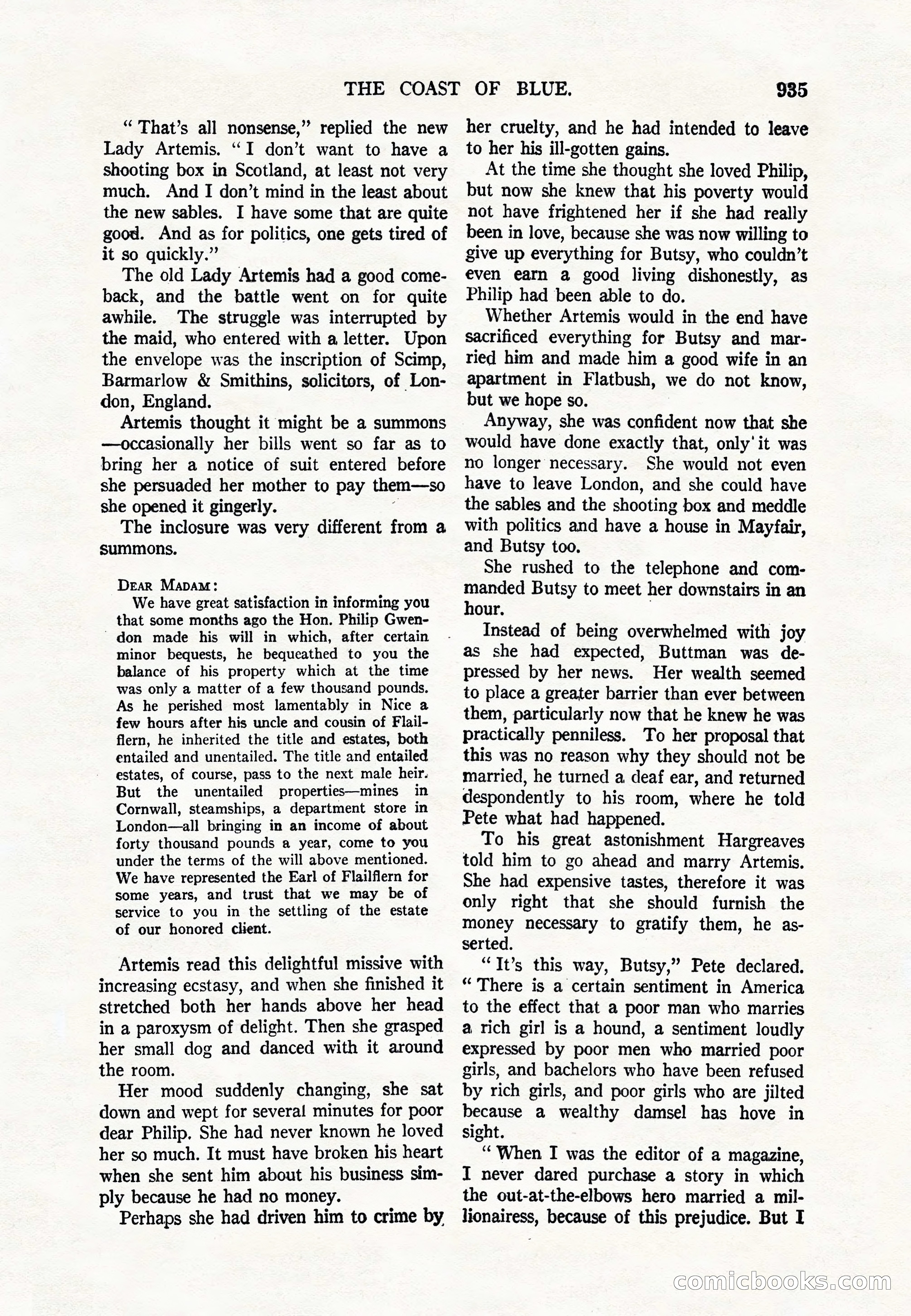 Argosy All-Story Weekly — page 137 of 164