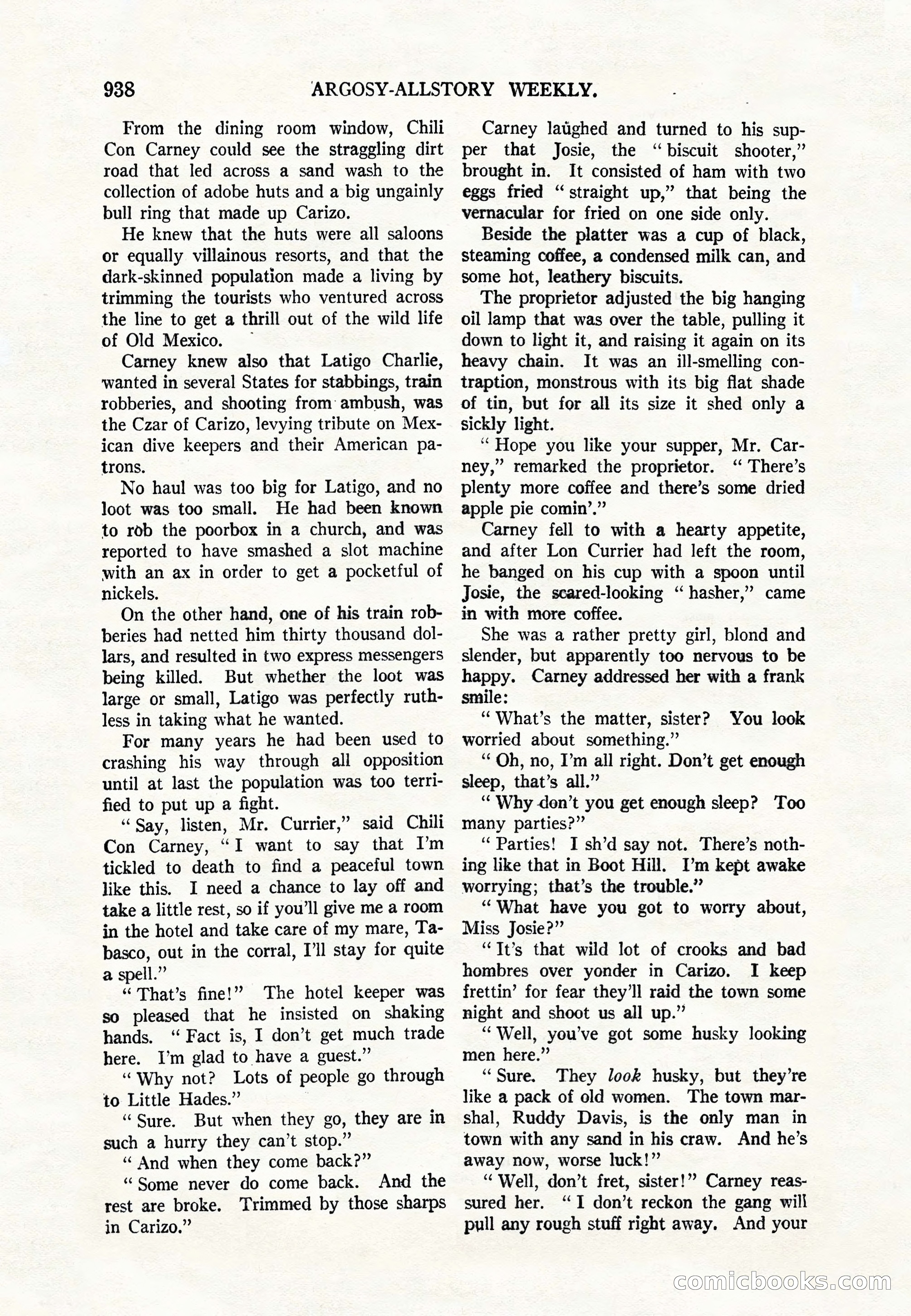 Argosy All-Story Weekly — page 140 of 164