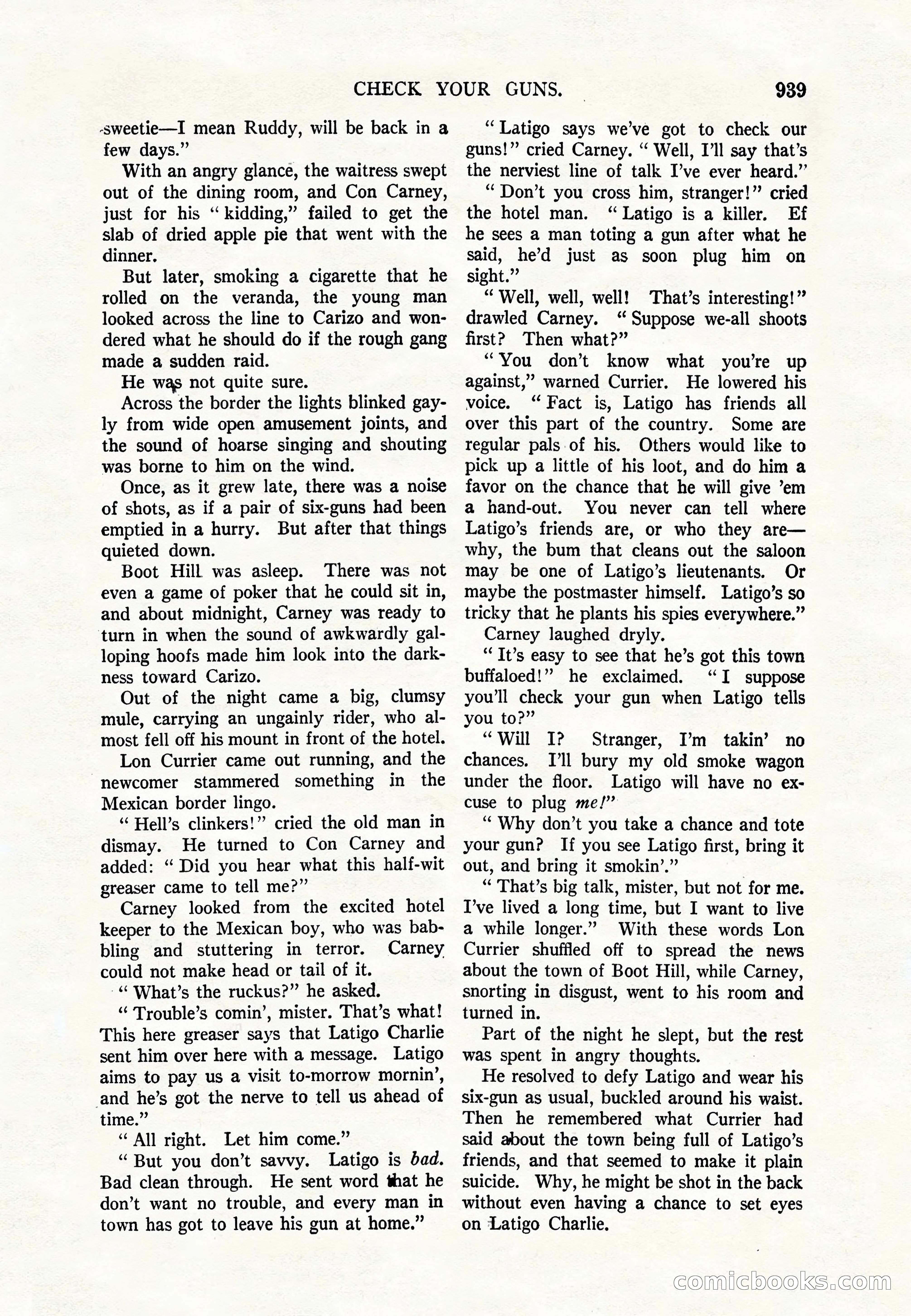 Argosy All-Story Weekly — page 141 of 164