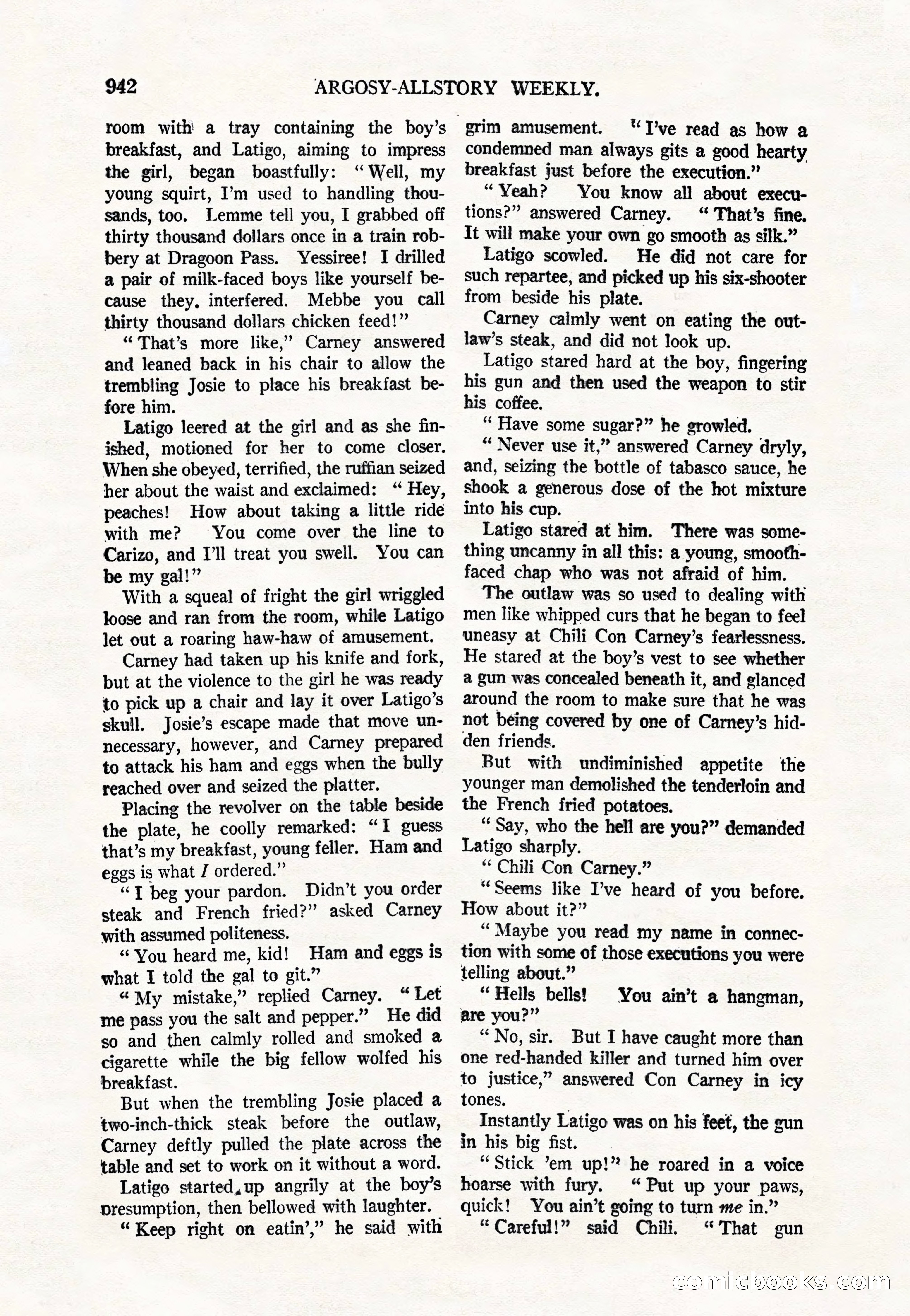 Argosy All-Story Weekly — page 144 of 164
