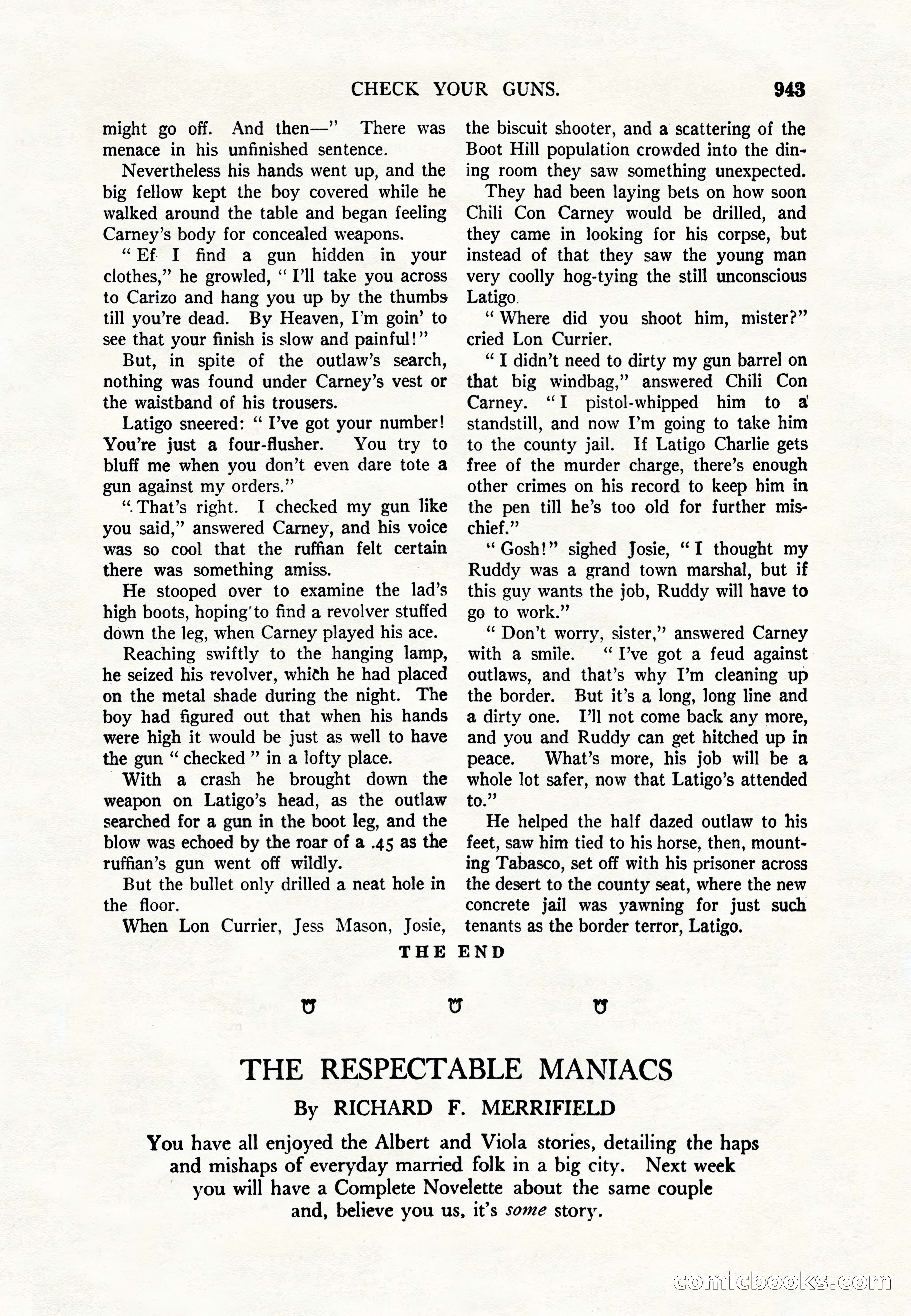 Argosy All-Story Weekly — page 145 of 164