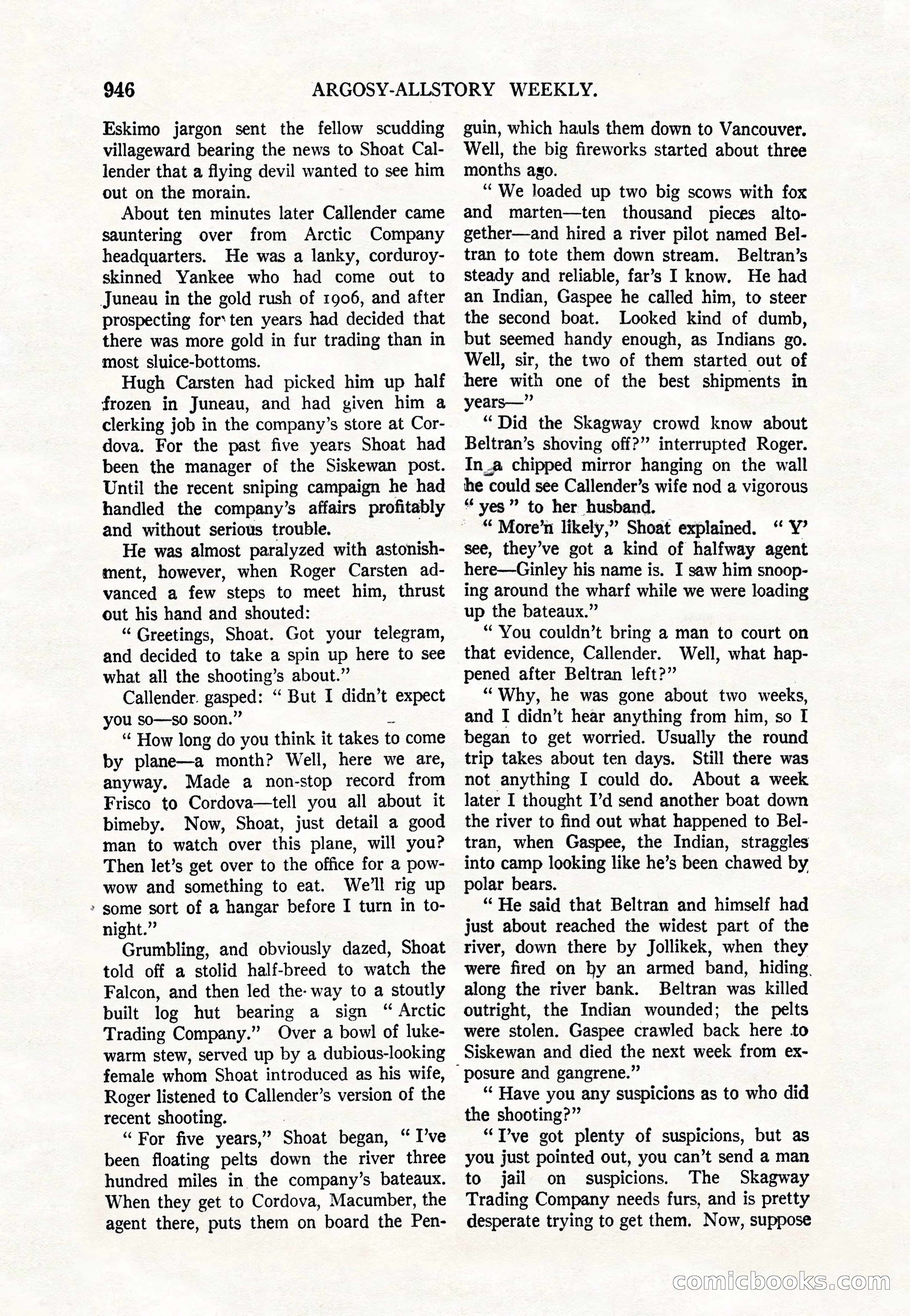 Argosy All-Story Weekly — page 148 of 164