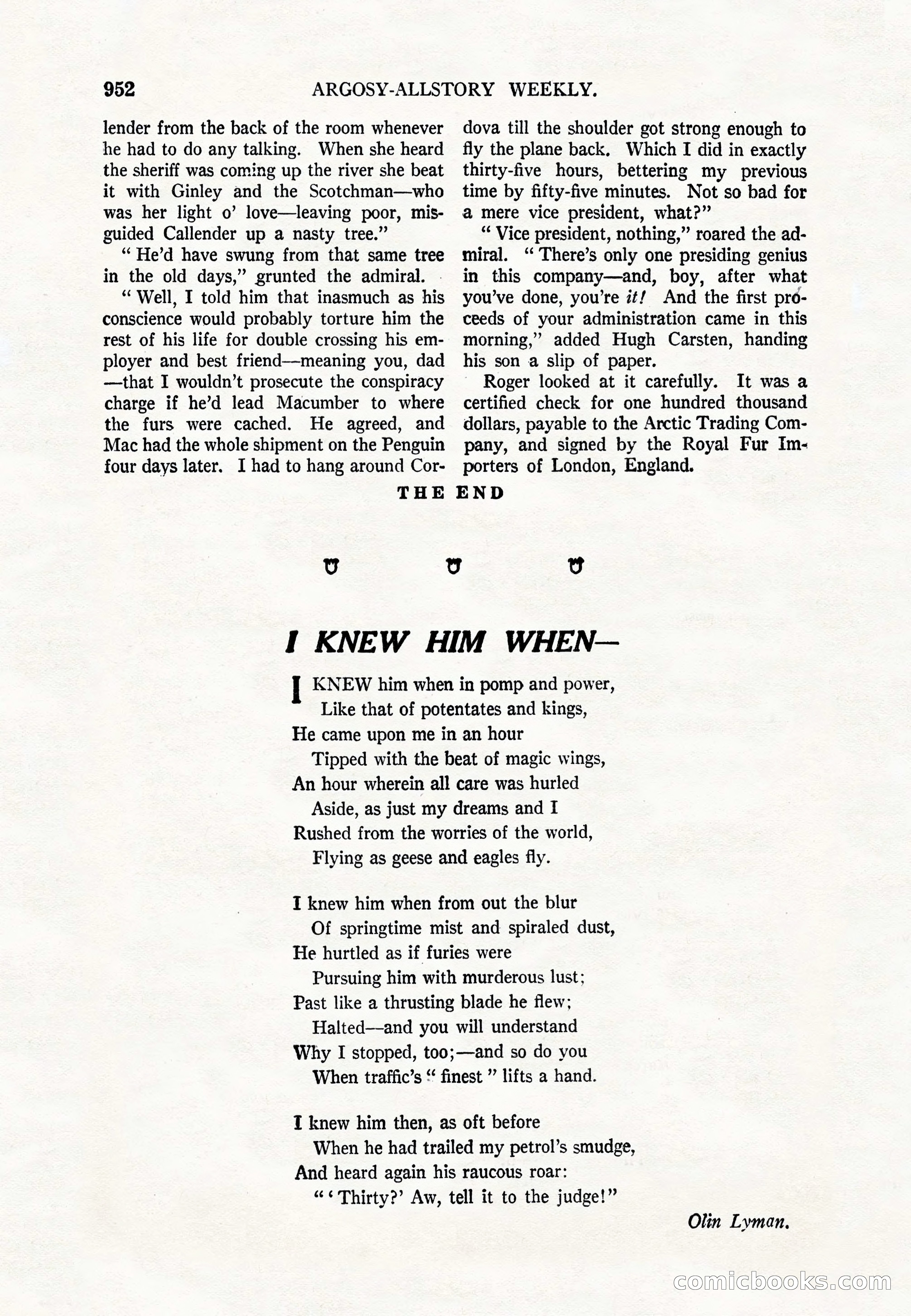Argosy All-Story Weekly — page 154 of 164