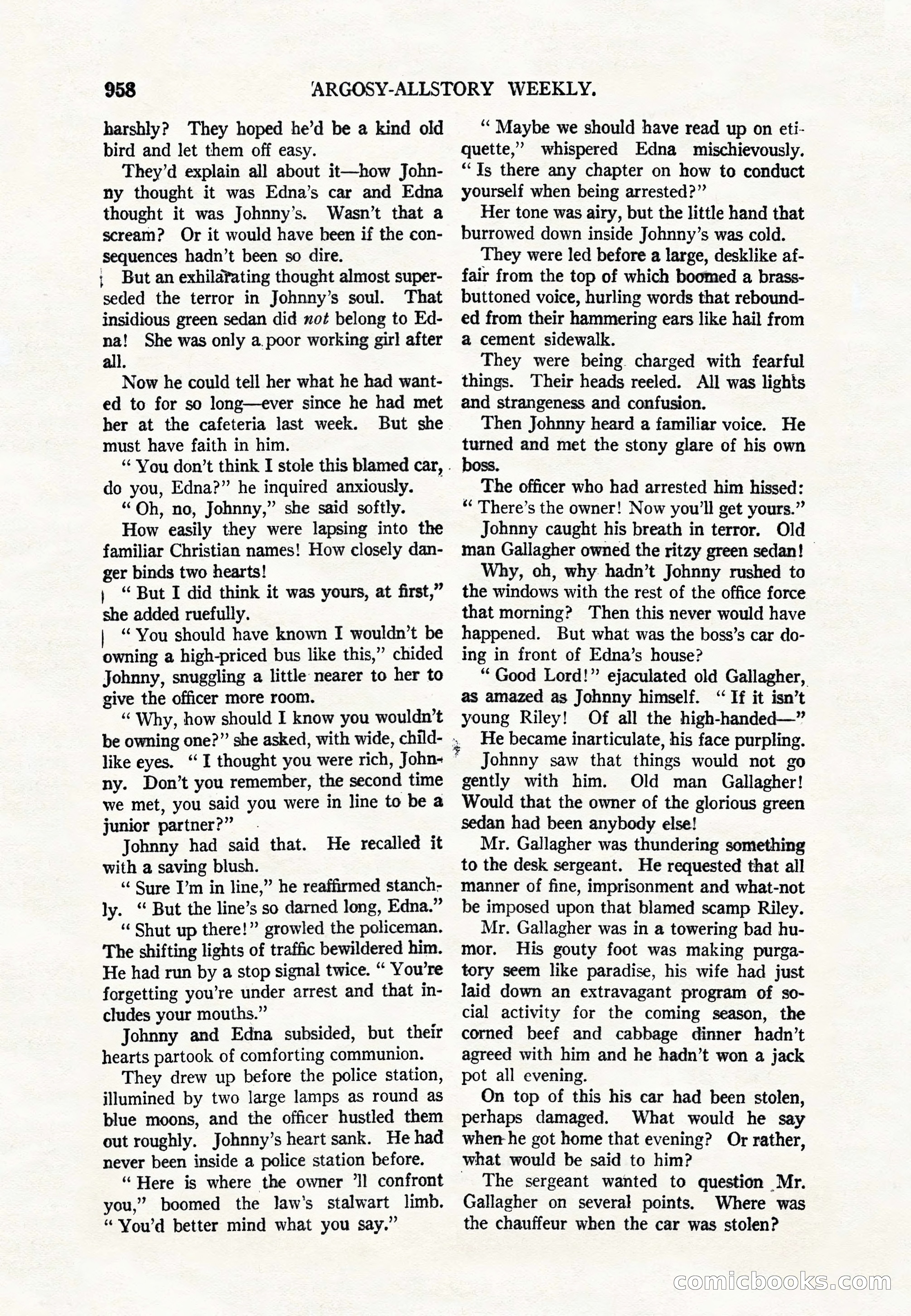 Argosy All-Story Weekly — page 160 of 164