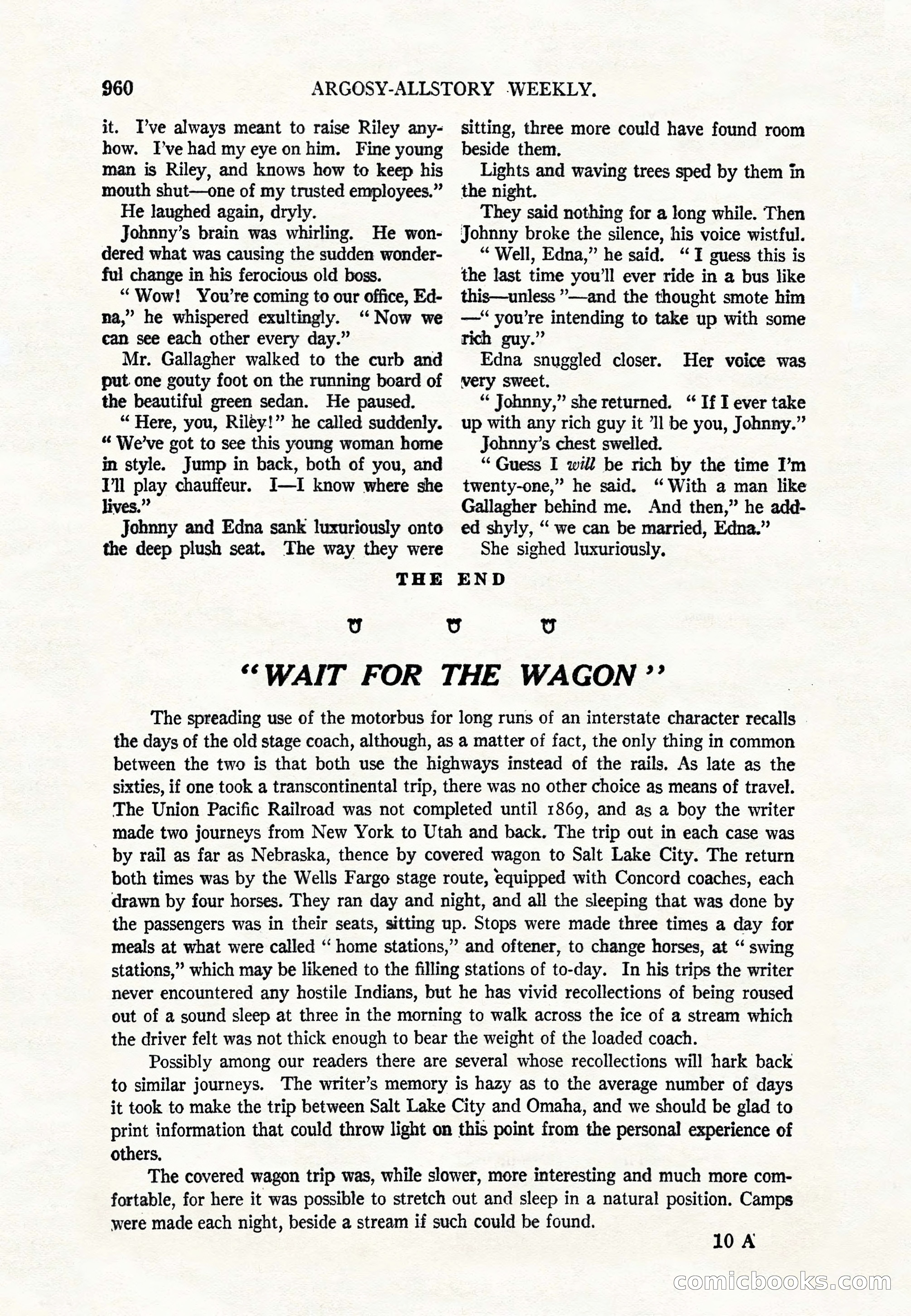 Argosy All-Story Weekly — page 162 of 164