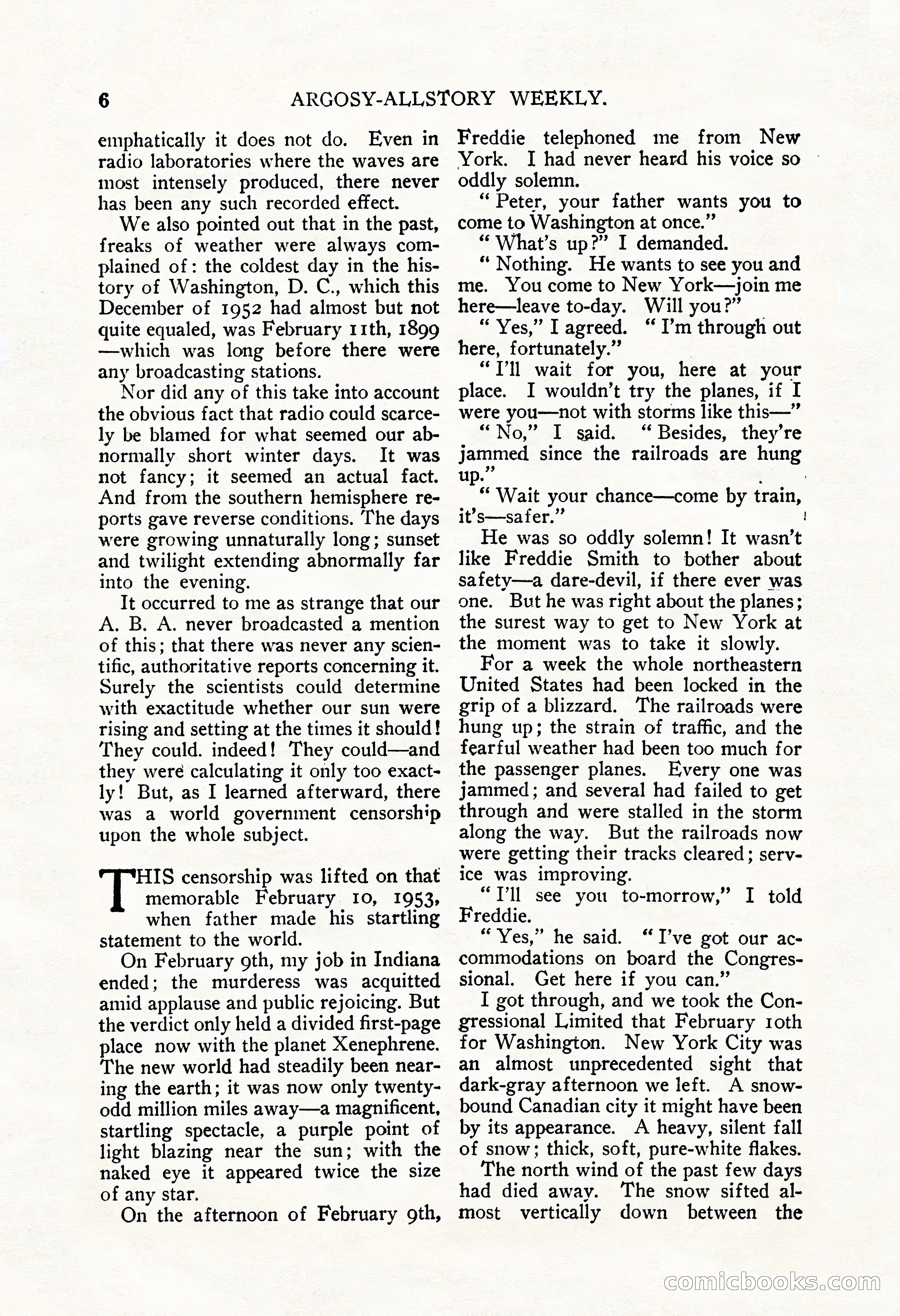 Argosy All-Story Weekly, September 22, 1928 — page 10 of 148