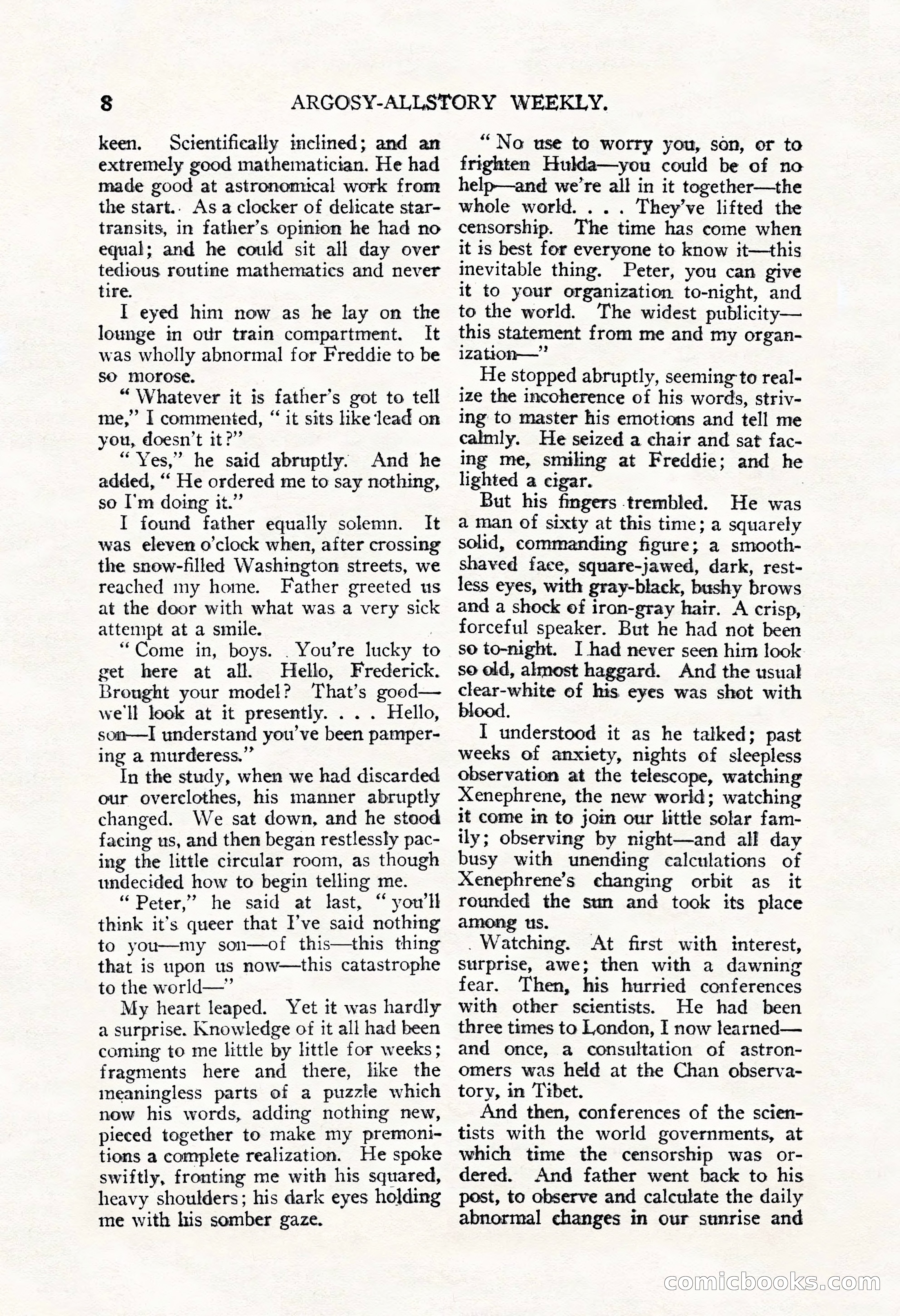 Argosy All-Story Weekly, September 22, 1928 — page 12 of 148