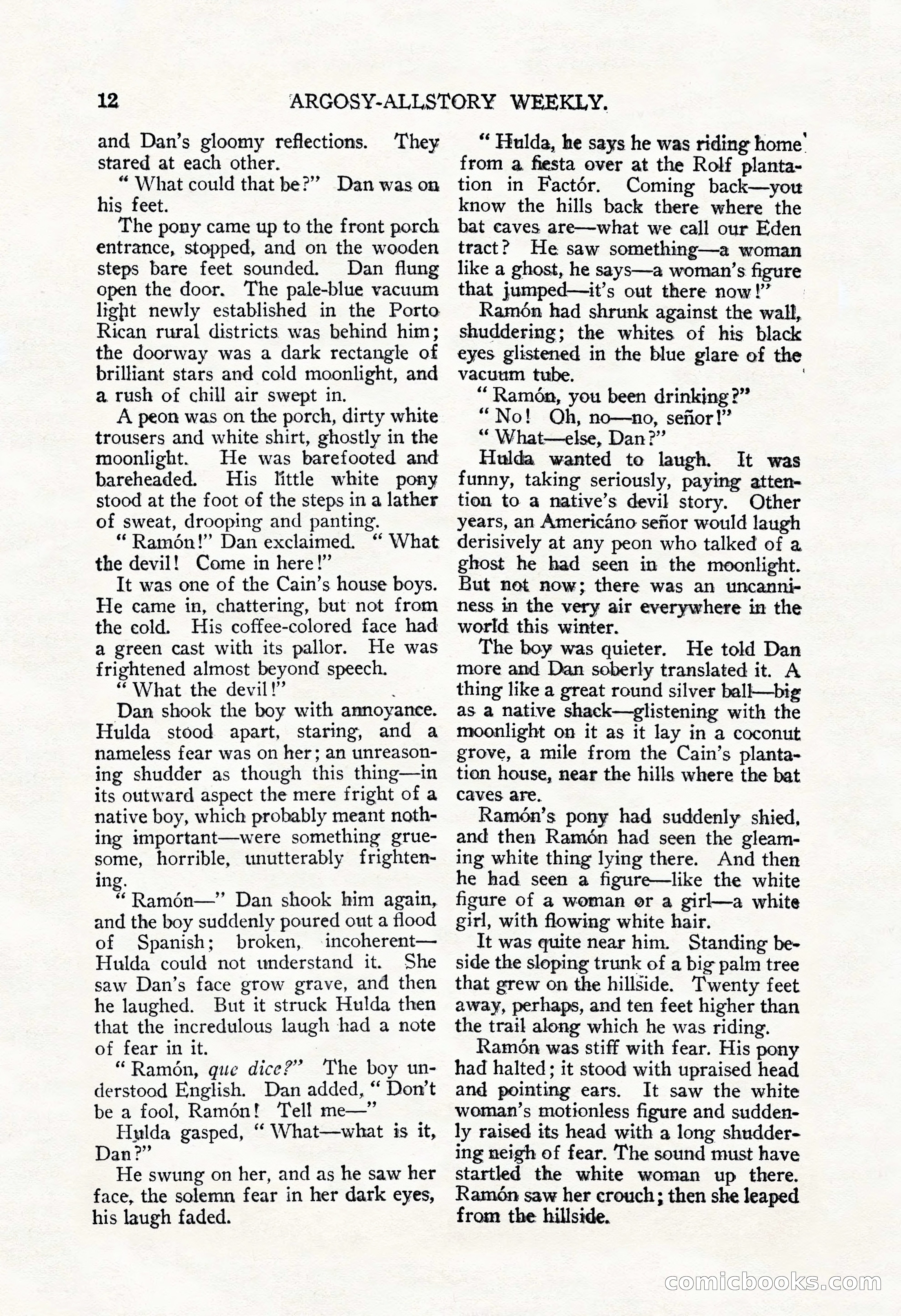 Argosy All-Story Weekly, September 22, 1928 — page 16 of 148