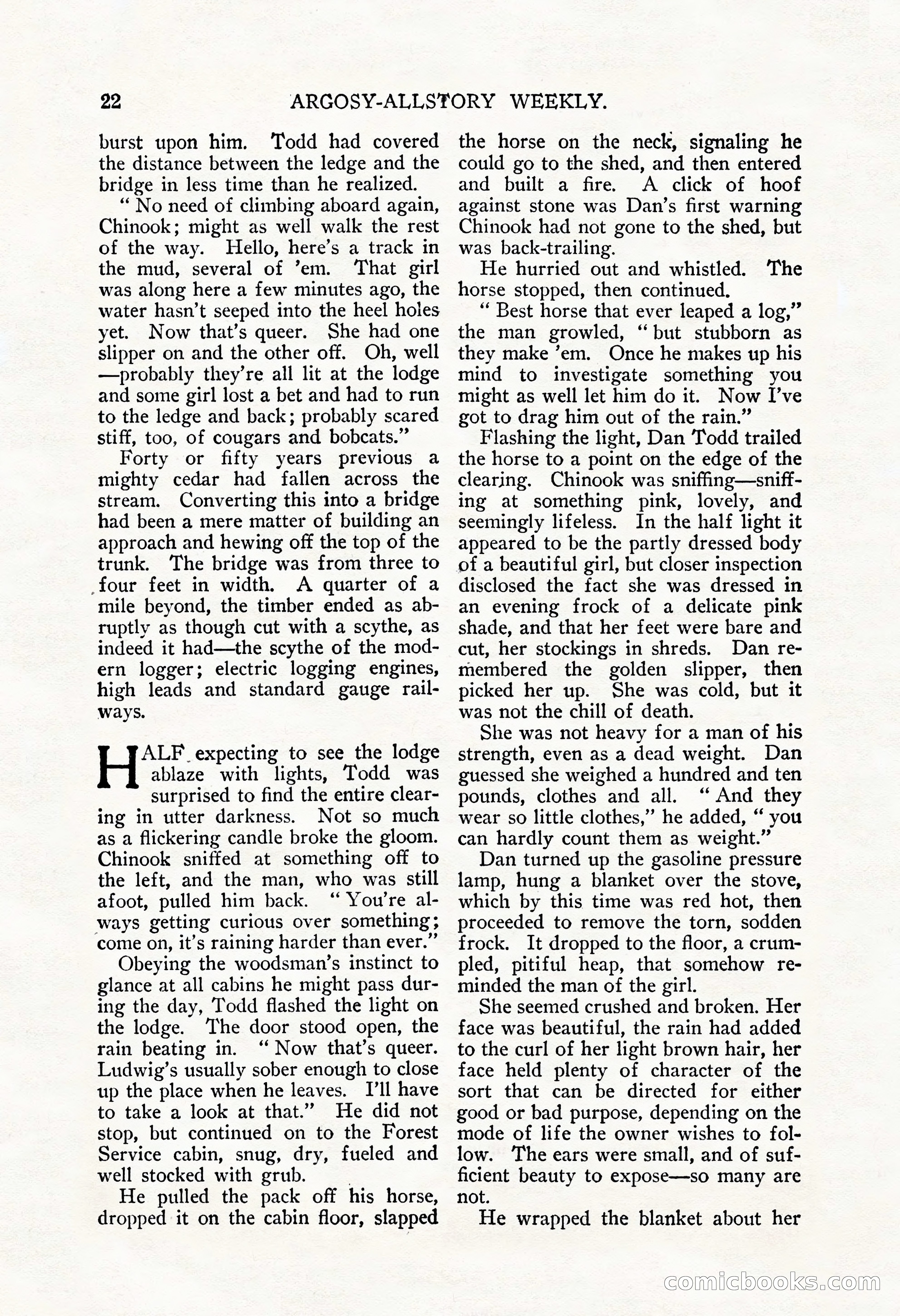 Argosy All-Story Weekly, September 22, 1928 — page 26 of 148