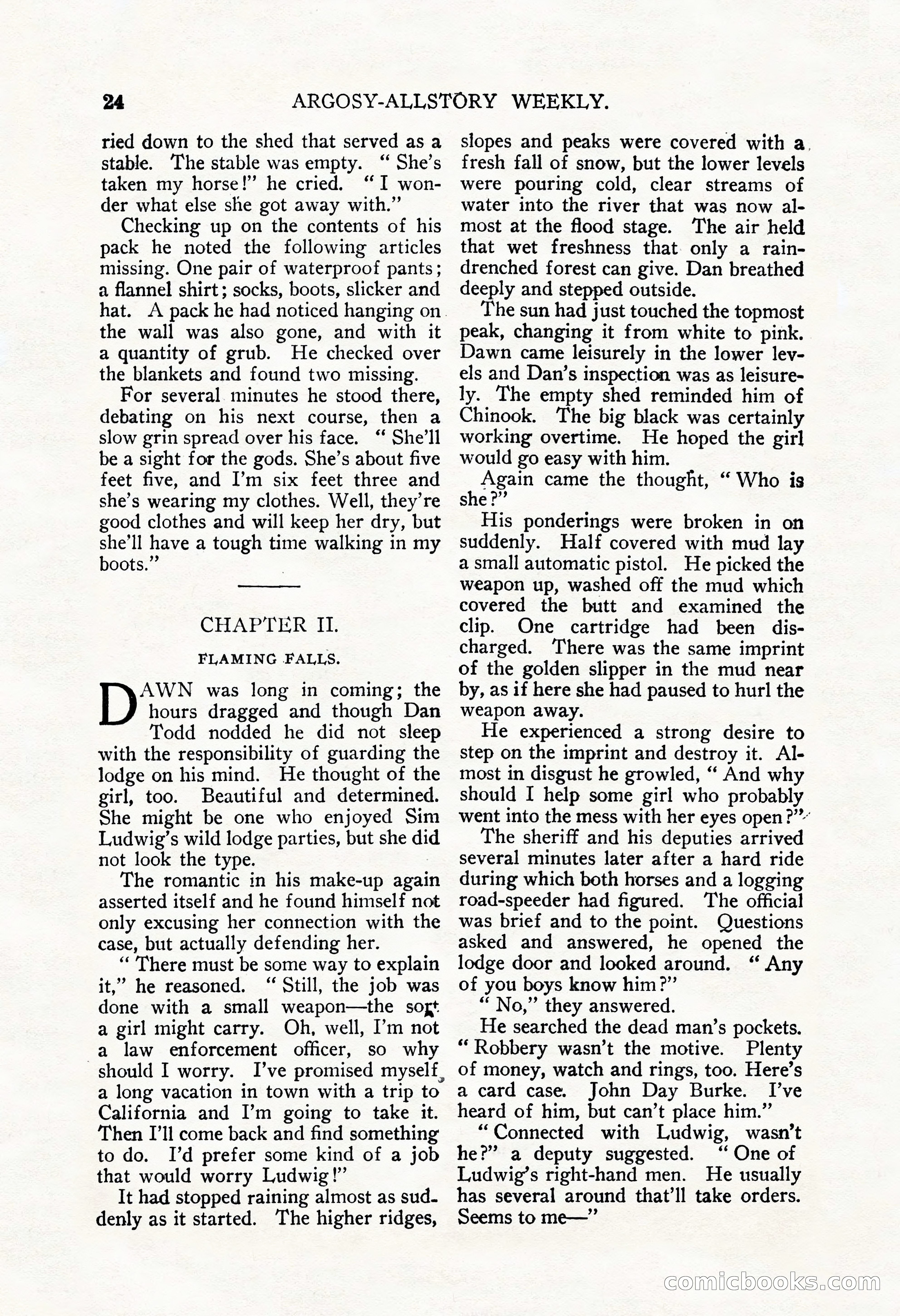 Argosy All-Story Weekly, September 22, 1928 — page 28 of 148