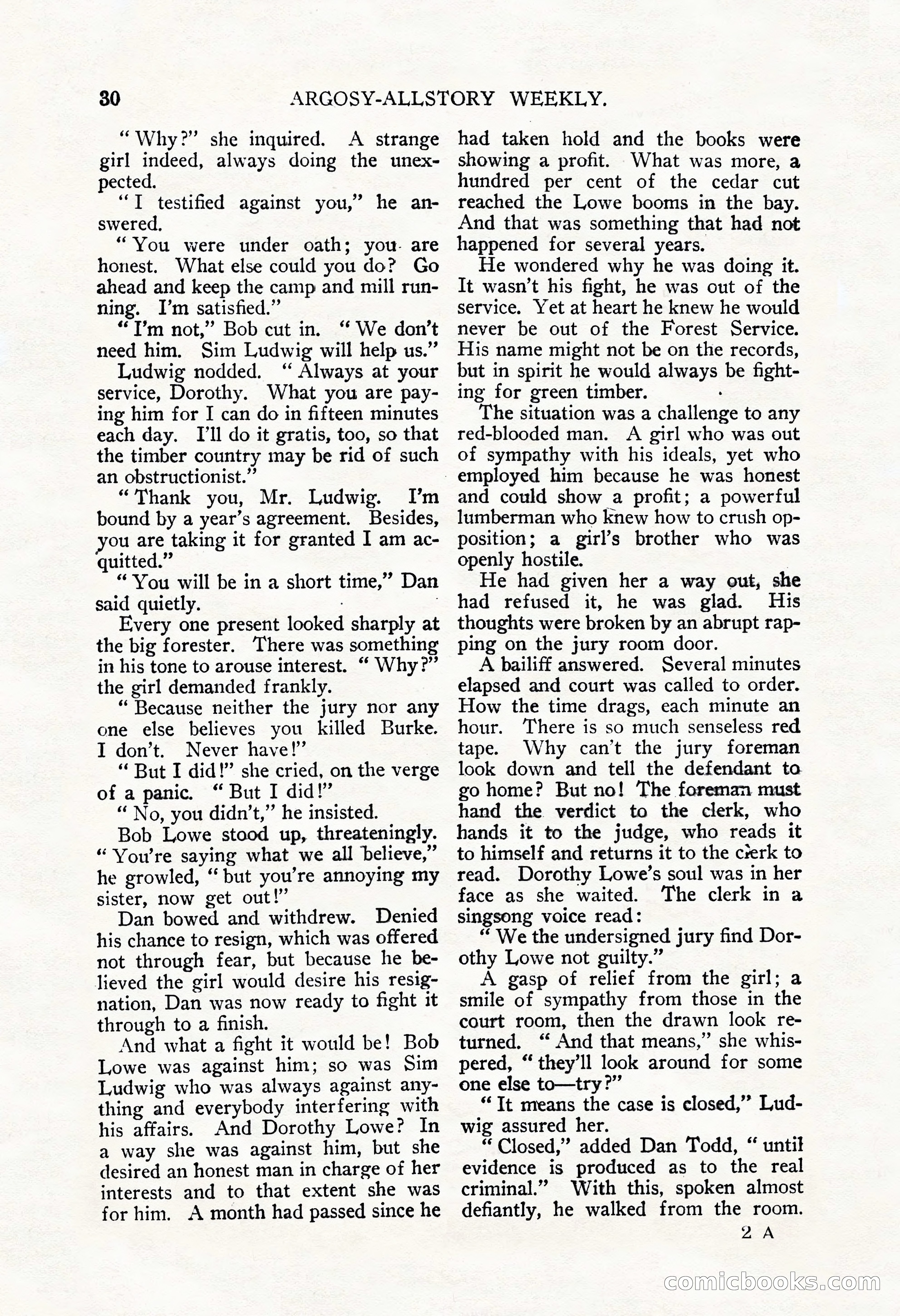 Argosy All-Story Weekly, September 22, 1928 — page 34 of 148