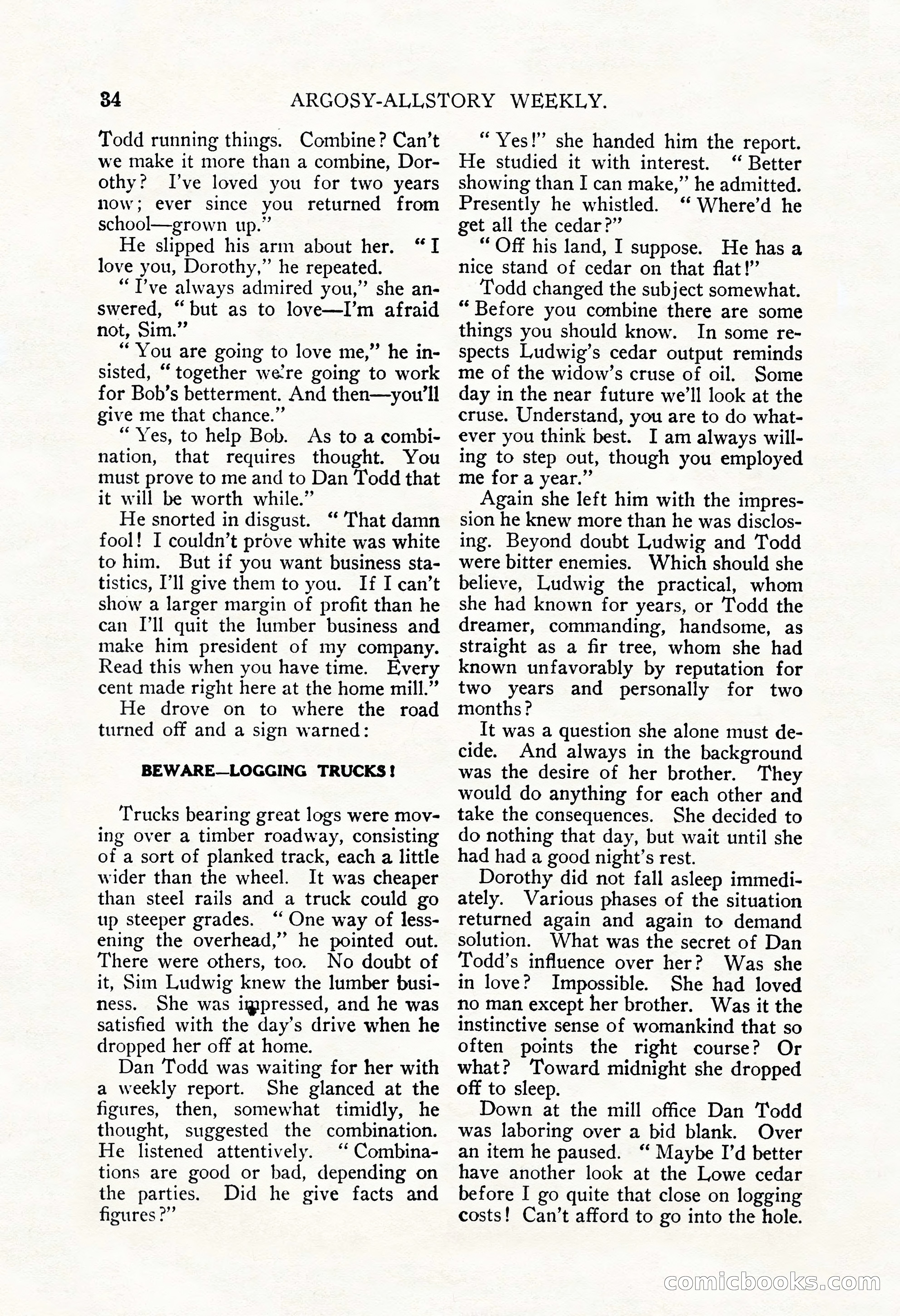 Argosy All-Story Weekly, September 22, 1928 — page 38 of 148