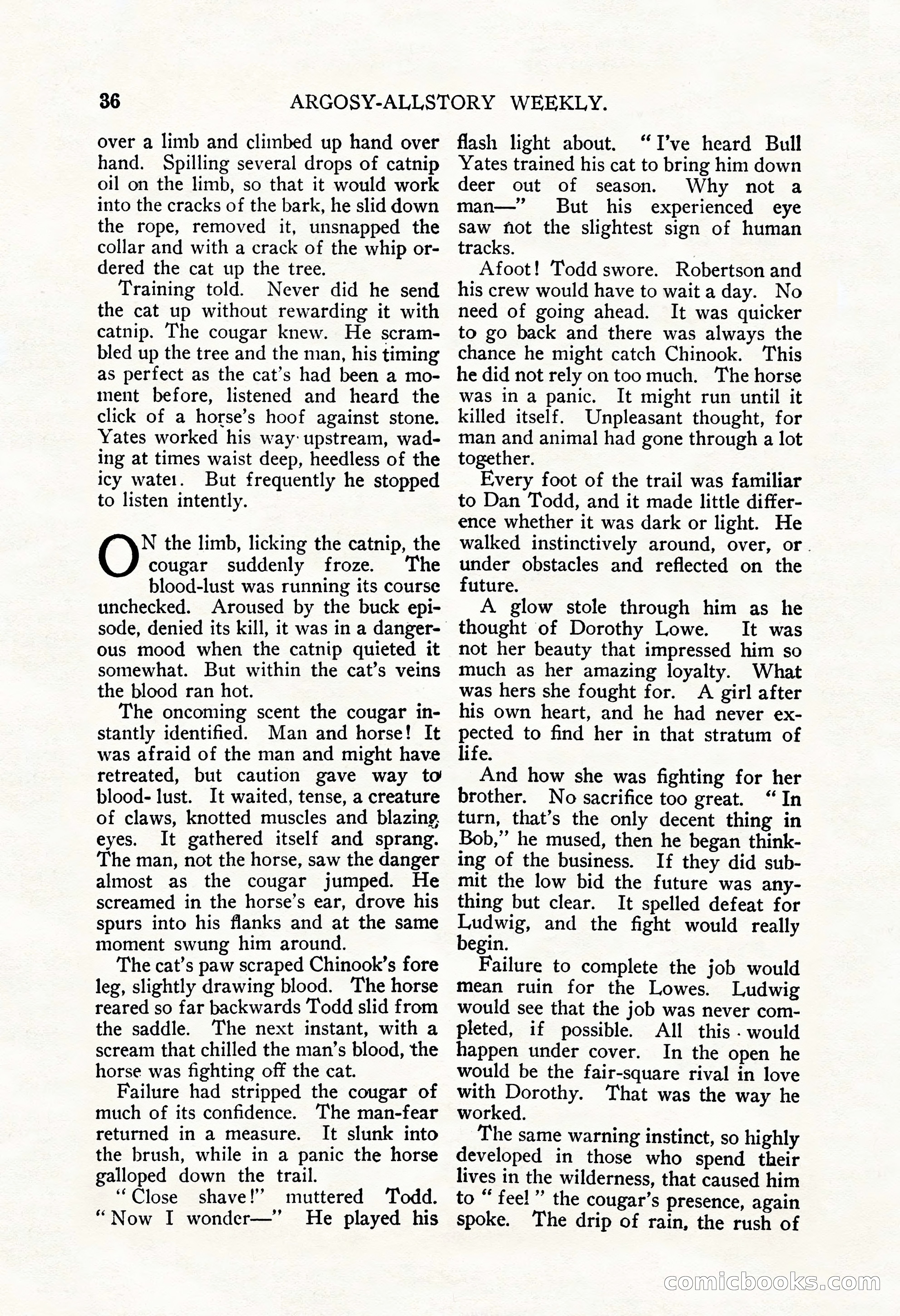 Argosy All-Story Weekly, September 22, 1928 — page 40 of 148