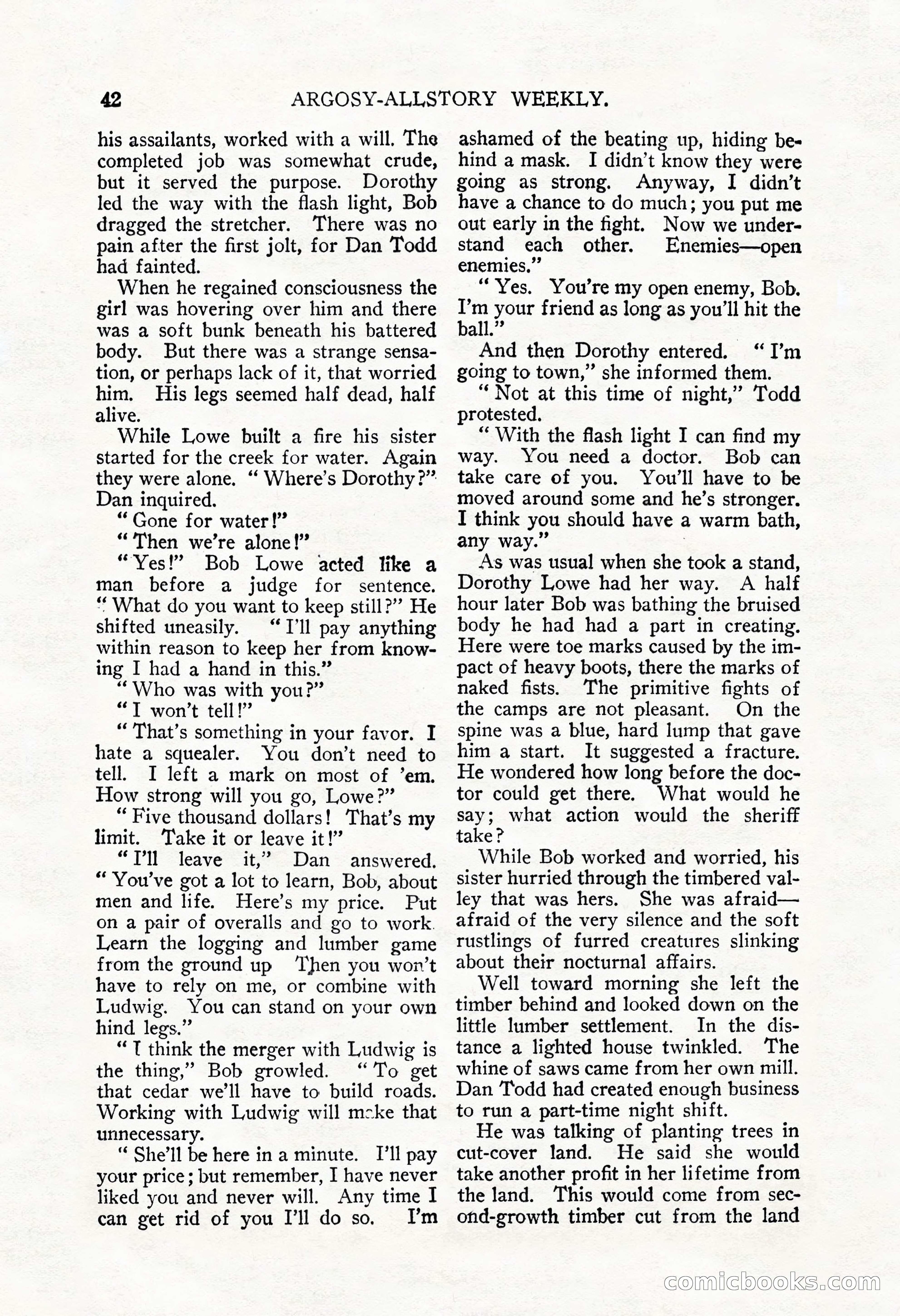 Argosy All-Story Weekly, September 22, 1928 — page 46 of 148