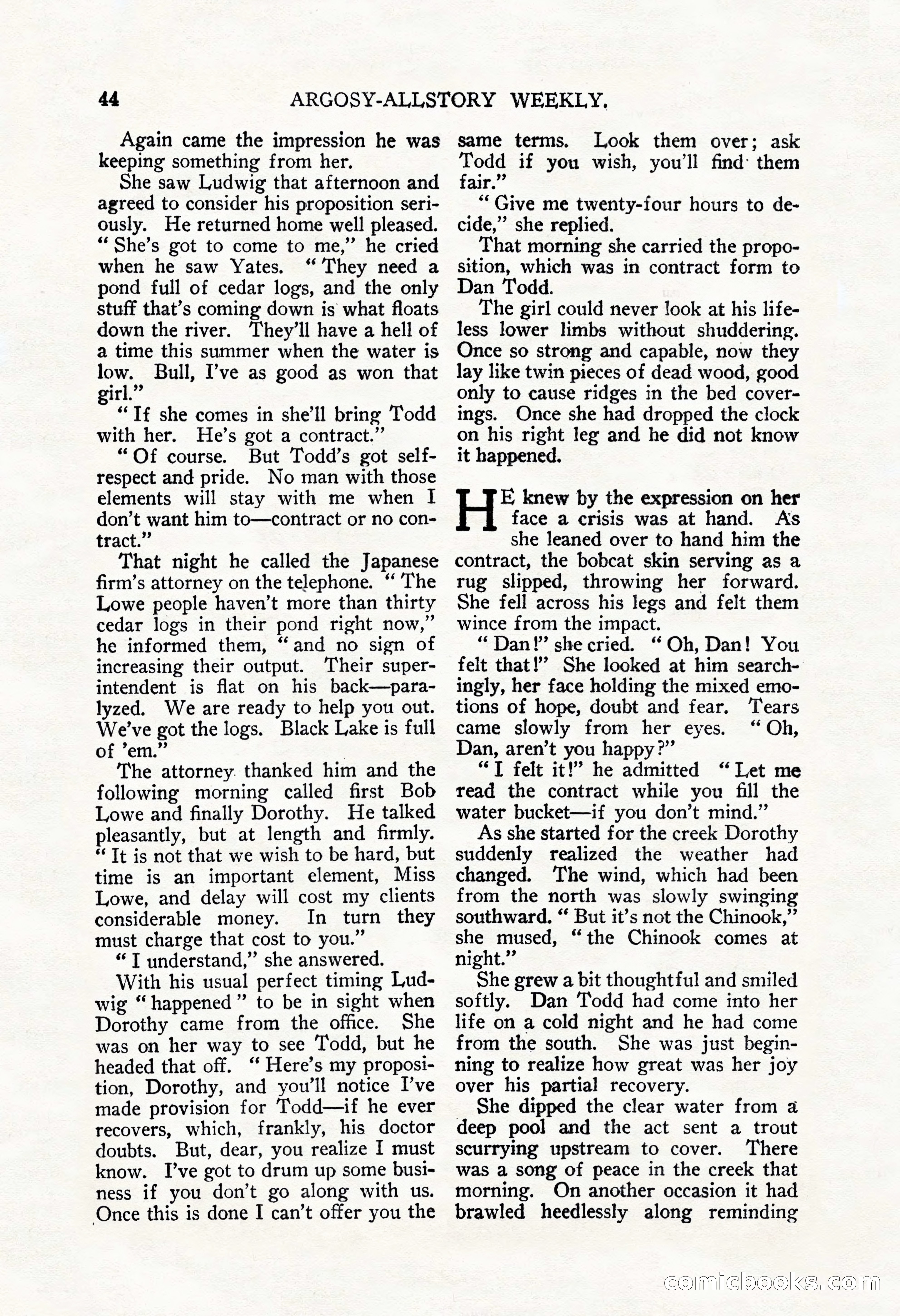 Argosy All-Story Weekly, September 22, 1928 — page 48 of 148