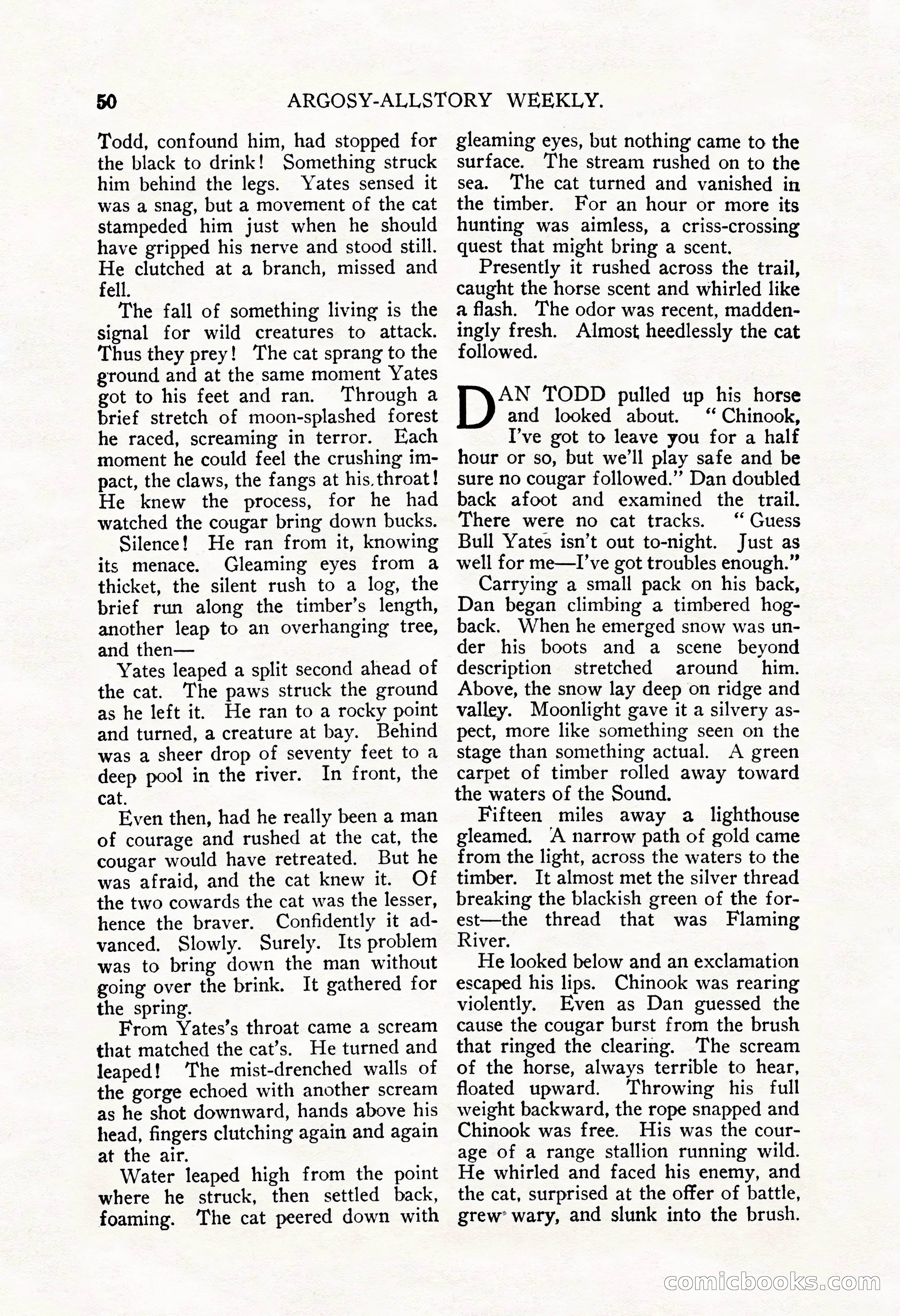 Argosy All-Story Weekly, September 22, 1928 — page 54 of 148