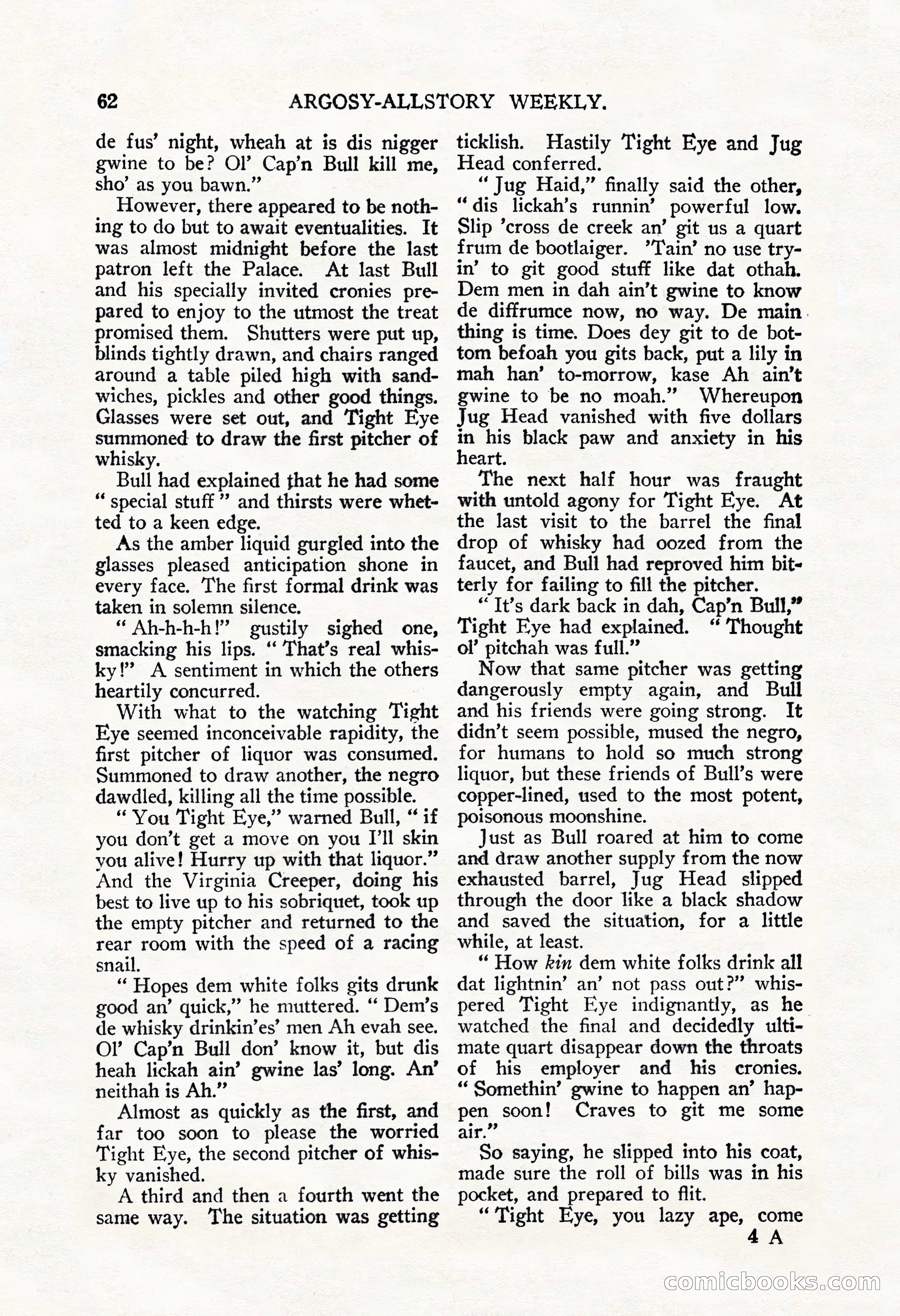 Argosy All-Story Weekly, September 22, 1928 — page 66 of 148