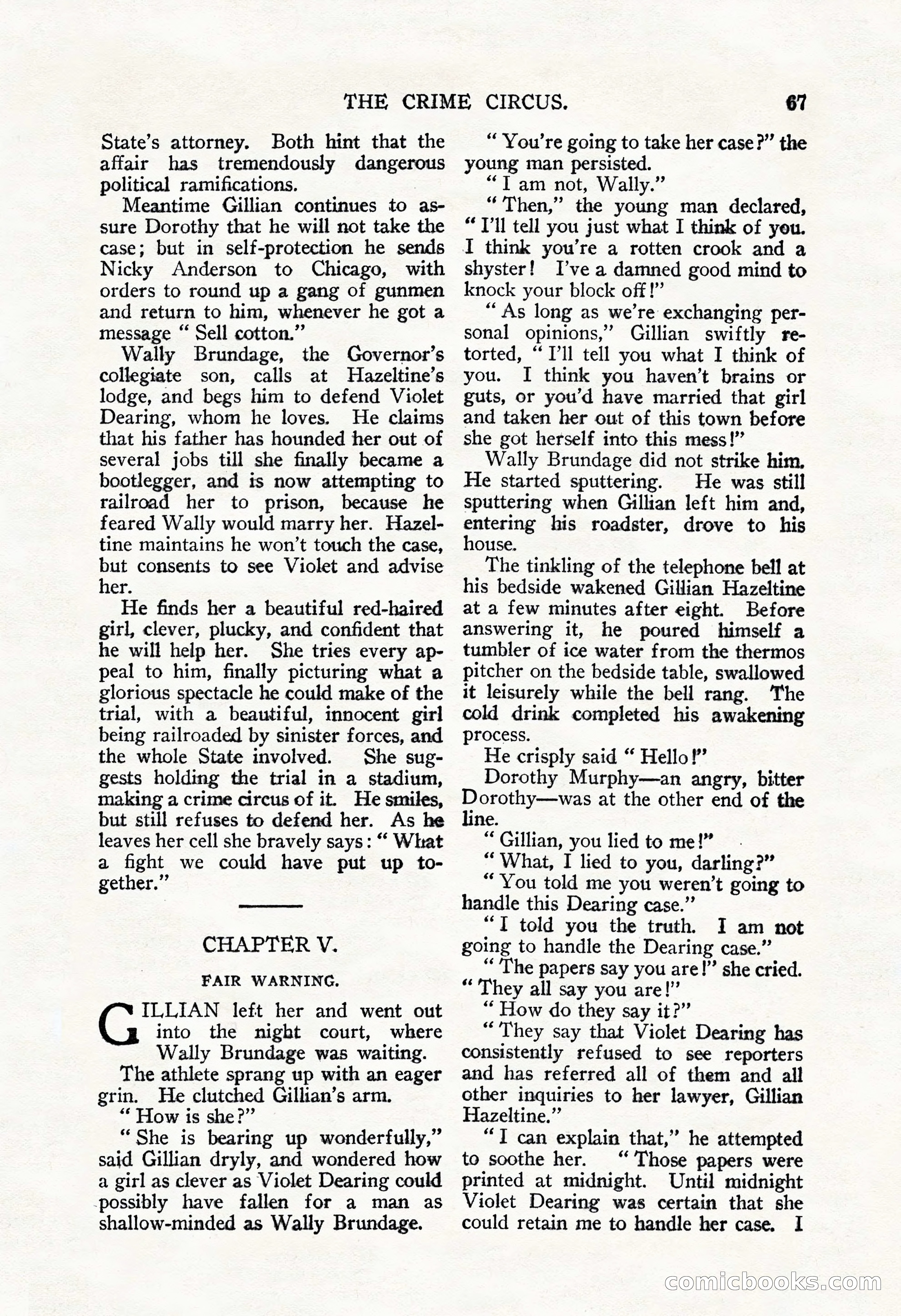 Argosy All-Story Weekly, September 22, 1928 — page 71 of 148